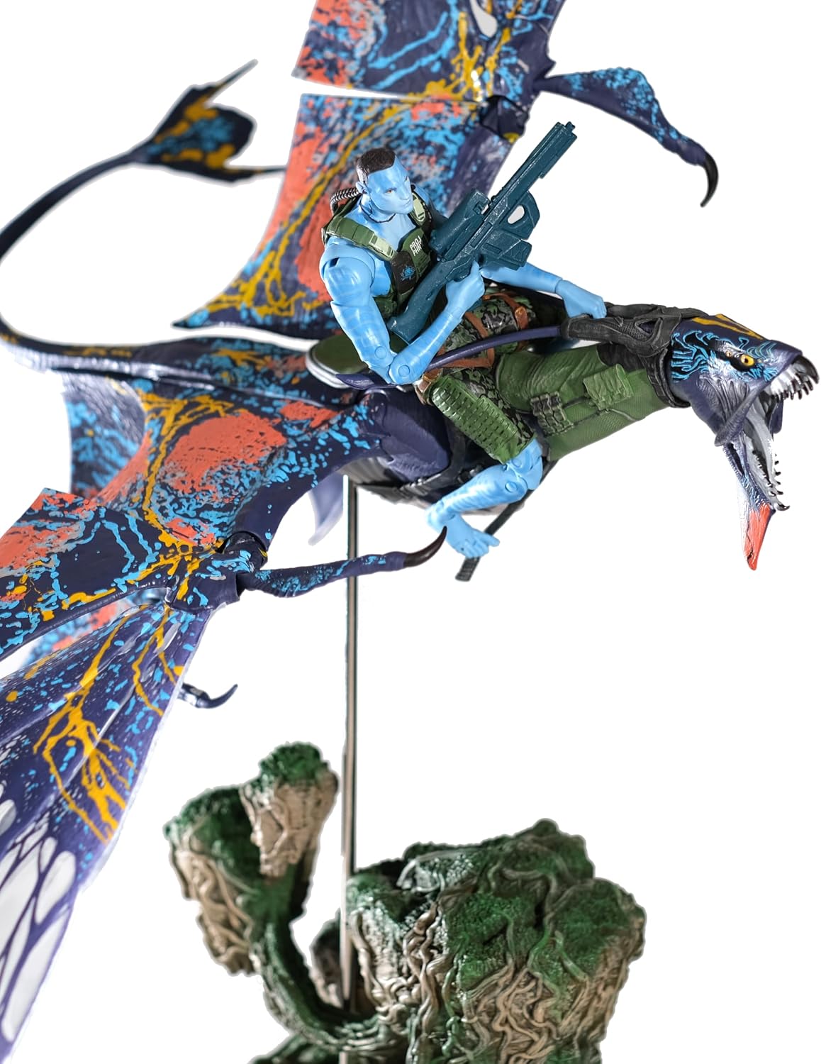 Disney Avatar DLX Mega Banshee & Rider - A2 Quaritch | McFarlane | Velz