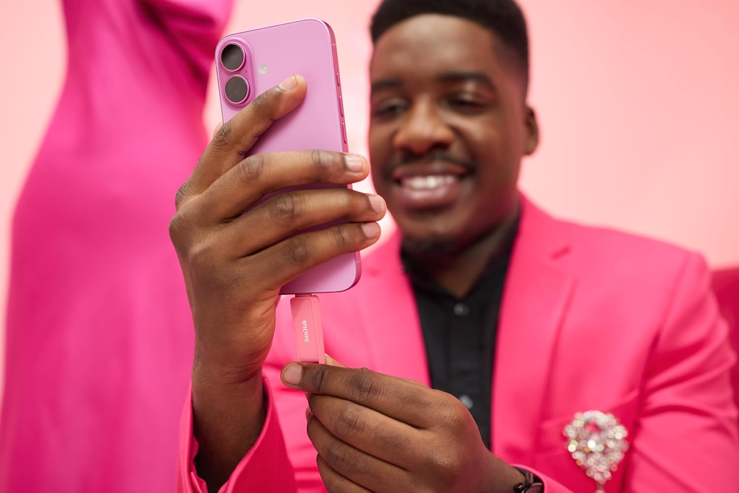 Sandisk Unità USB Type-C 512 GB - Seastar Pinkr - immagine 2