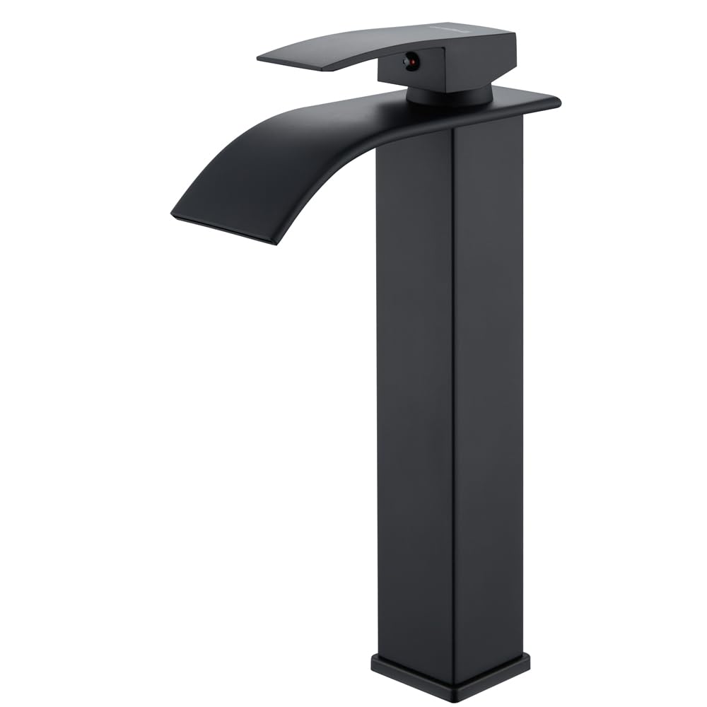 Dolinvo Rubinetto Bagno Nero Cascata Monocomando
