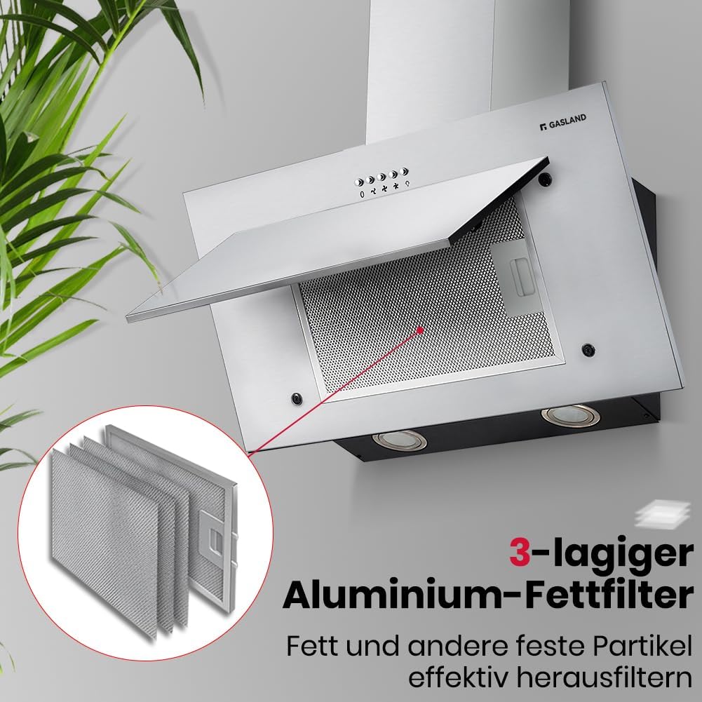 Gasland Chef AR60SP - Cappa Aspirante a Parete 60cm - immagine 3