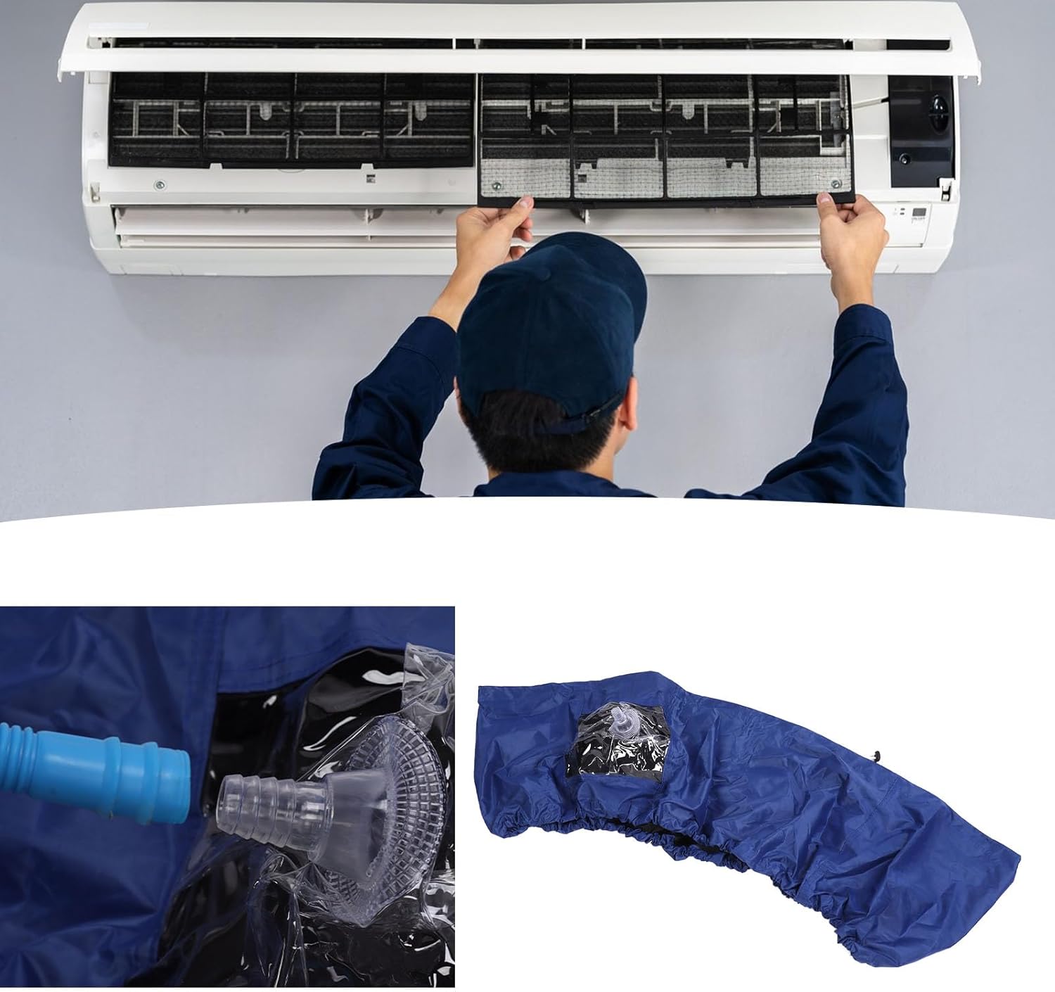 Kit Copertura Pulizia Condizionatore Mini Split - immagine 3