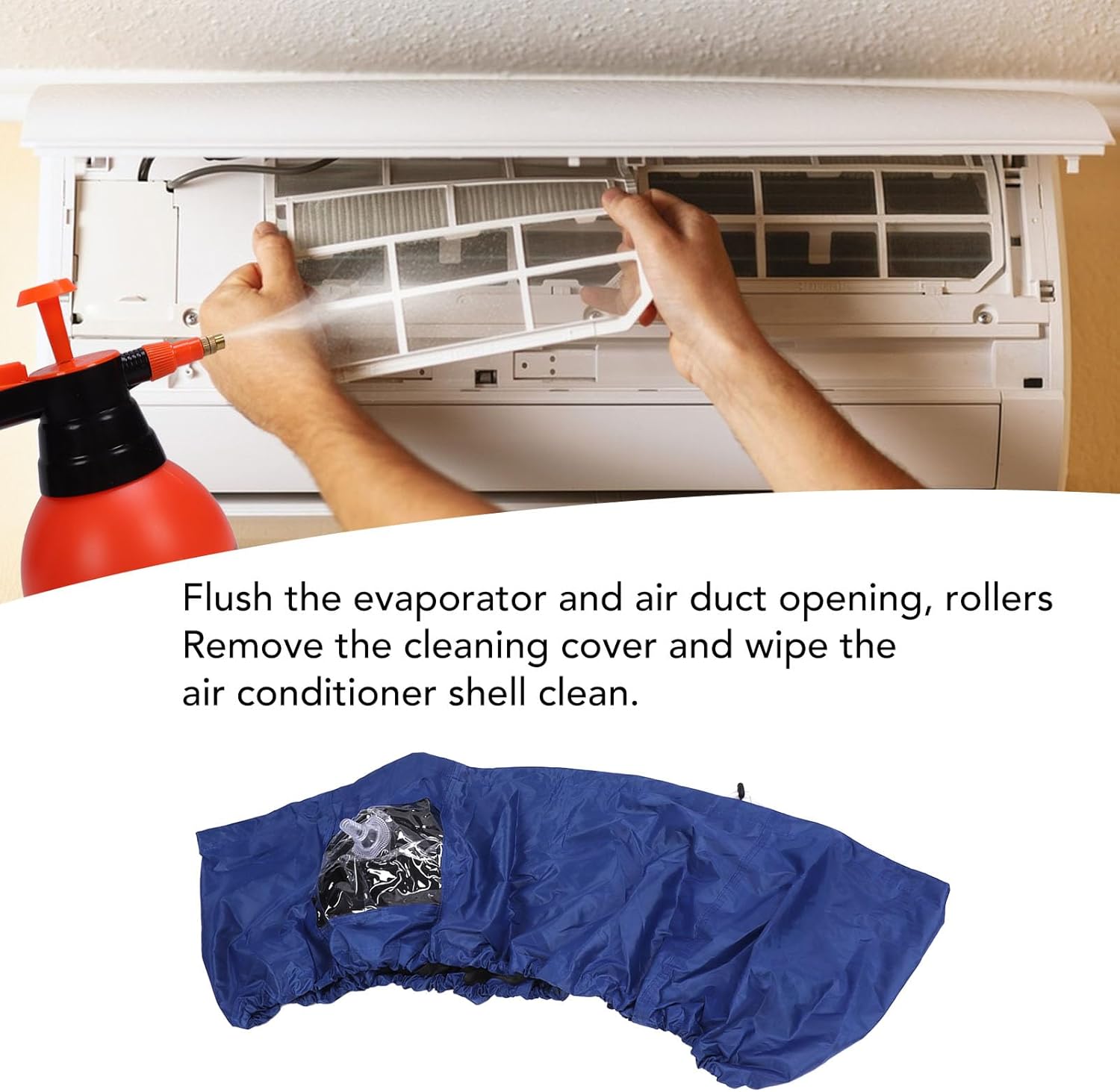 Kit Copertura Pulizia Condizionatore Mini Split - immagine 7