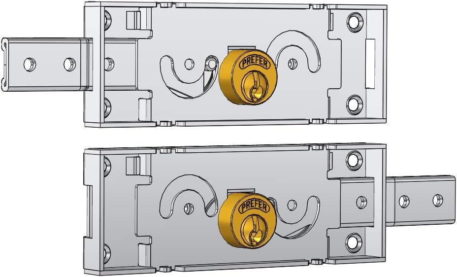 coppia di serrature laterali per serranda - immagine 1