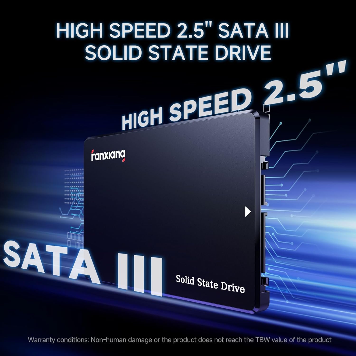 Fanxiang 256GB SSD SATA III 6Gb/s 2,5" - immagine 2