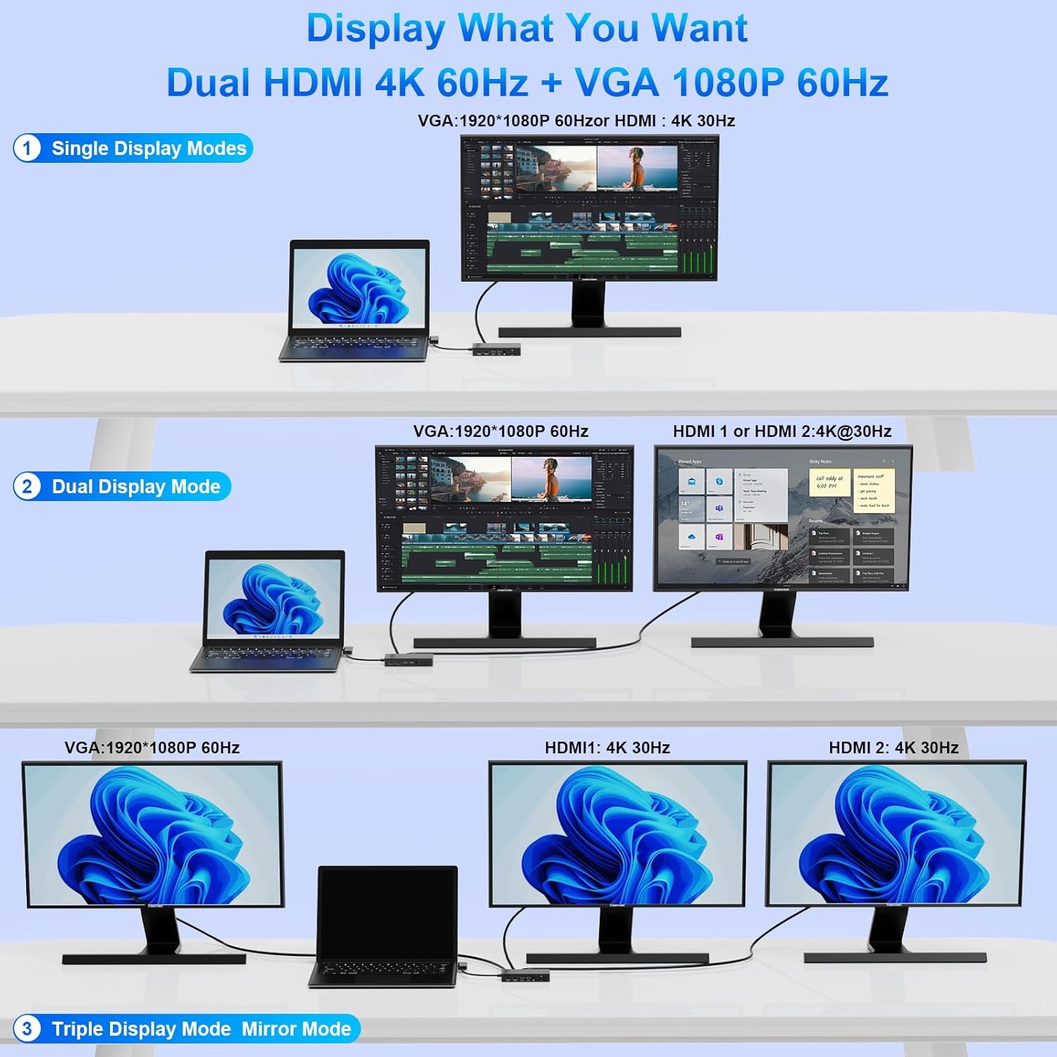 Microsoft Surface Docking Station Triplo Display 4K - immagine 3