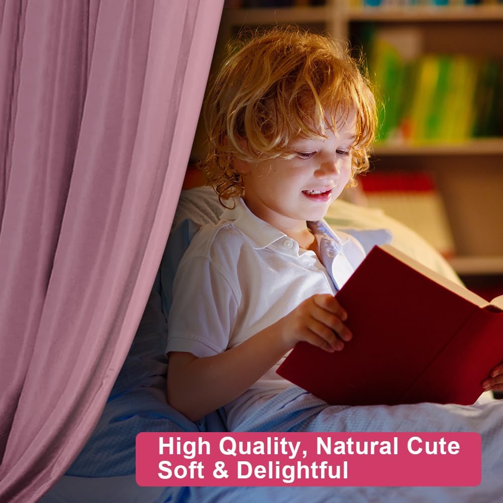 Vicloon Tenda Letto Bambini 100% Cotone 135x360cm - immagine 5