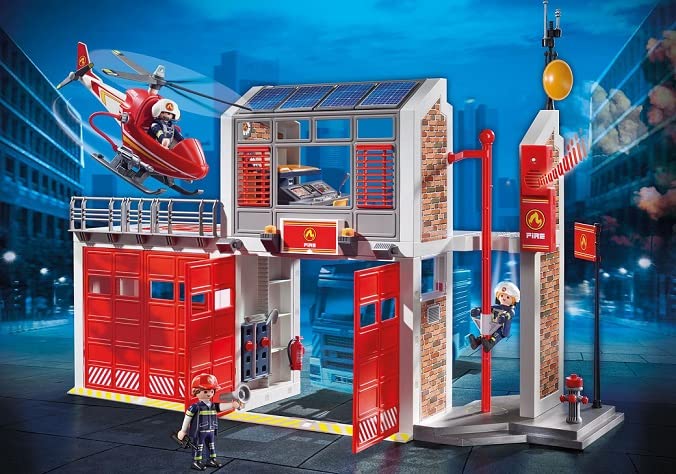 PLAYMOBIL City Action 9462 - Grande Centrale dei Vigili del Fuoco, Dai 5 anni