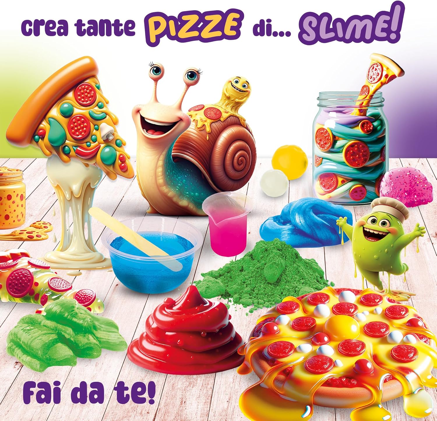 Lisciani Giochi - Slumi Science Pizza e slime, 111404 - immagine 2