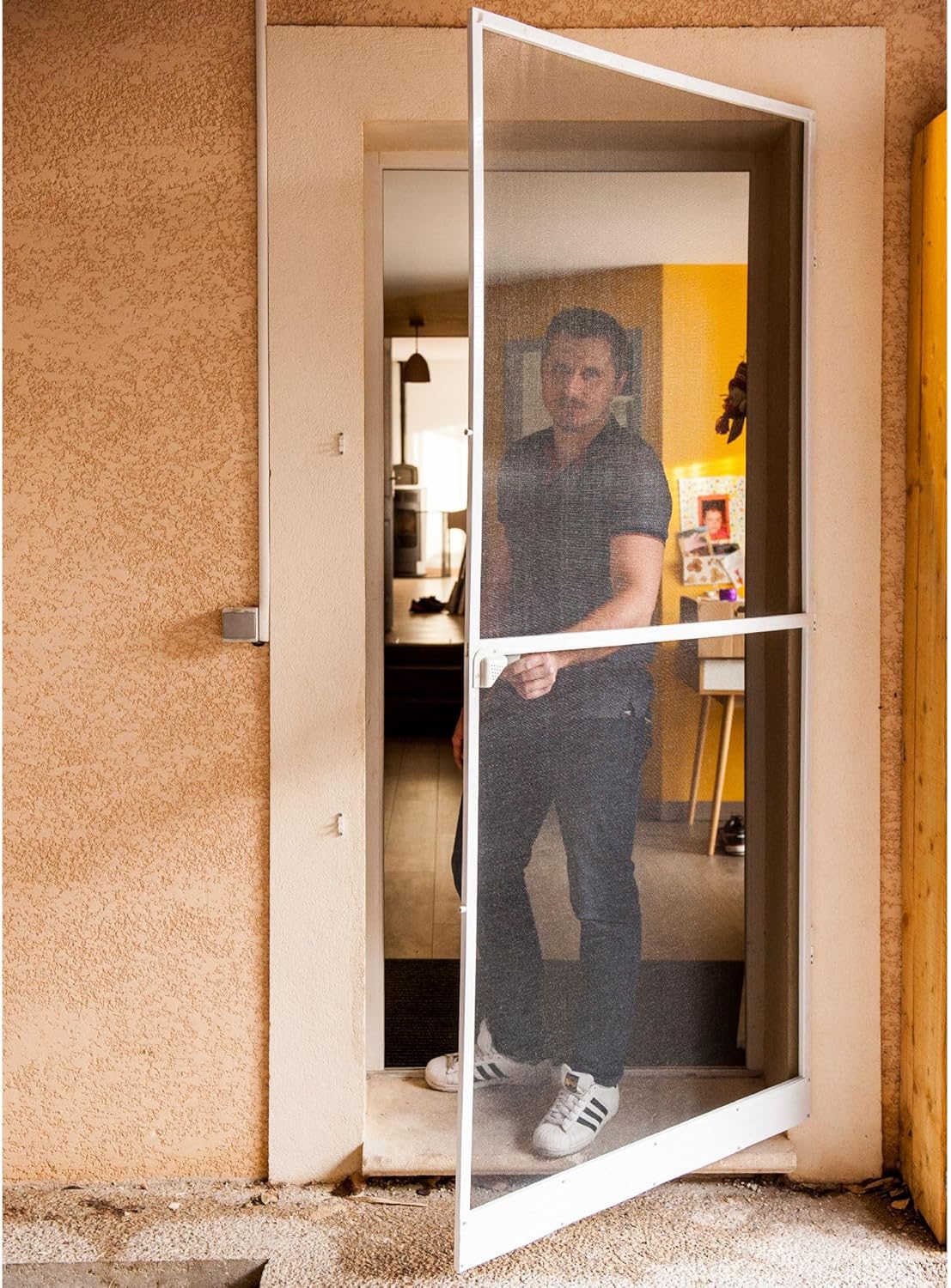 WERKA PRO Zanzariera con Telaio in Alluminio 100 x 225 cm