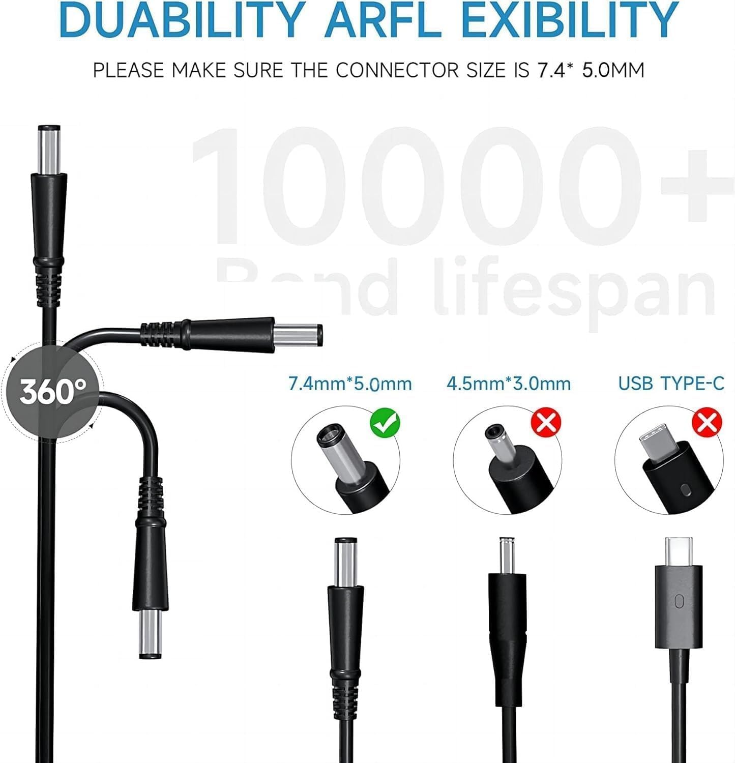 Alimentatore 65W per Portatili Dell Latitude - immagine 4