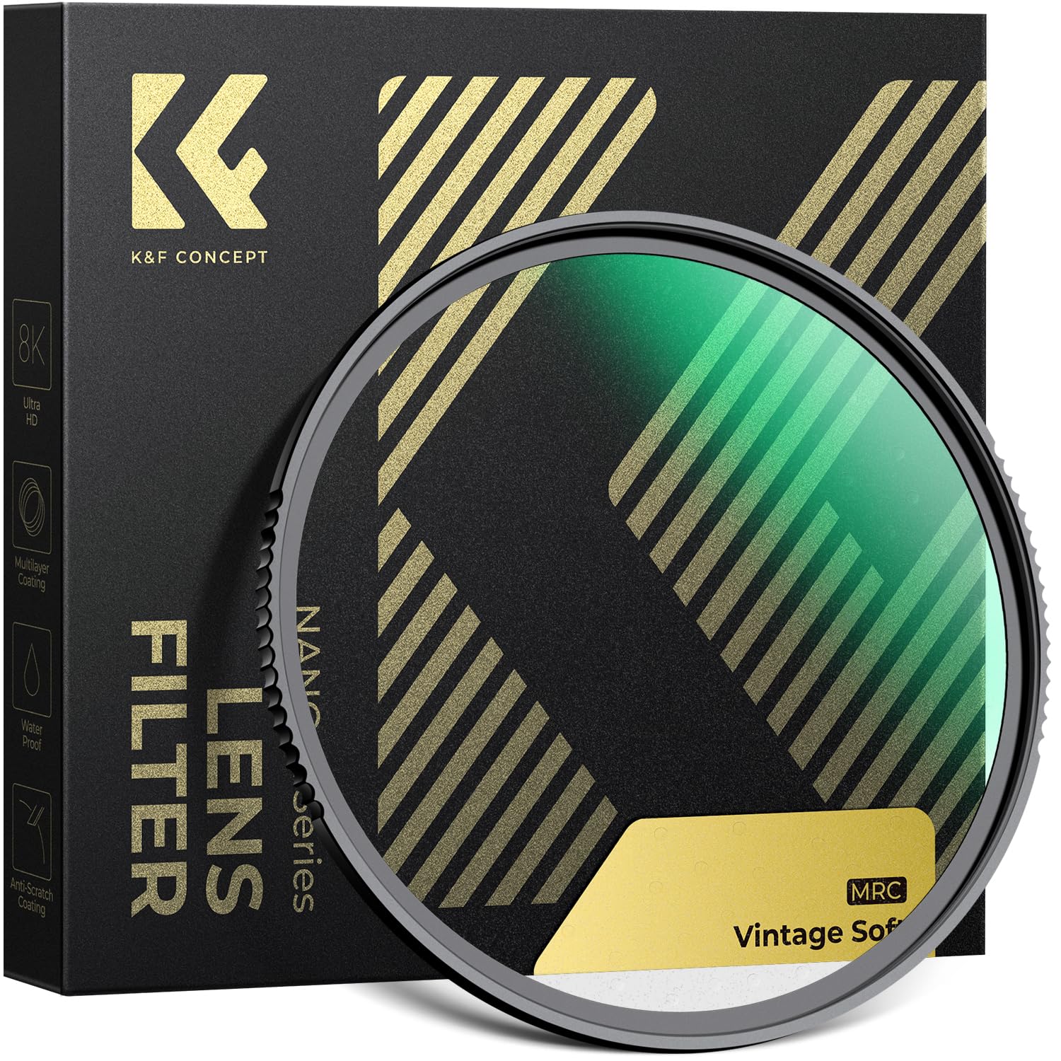 K&f Concept Nano-Xcel 62mm Filtro Vintage Soft