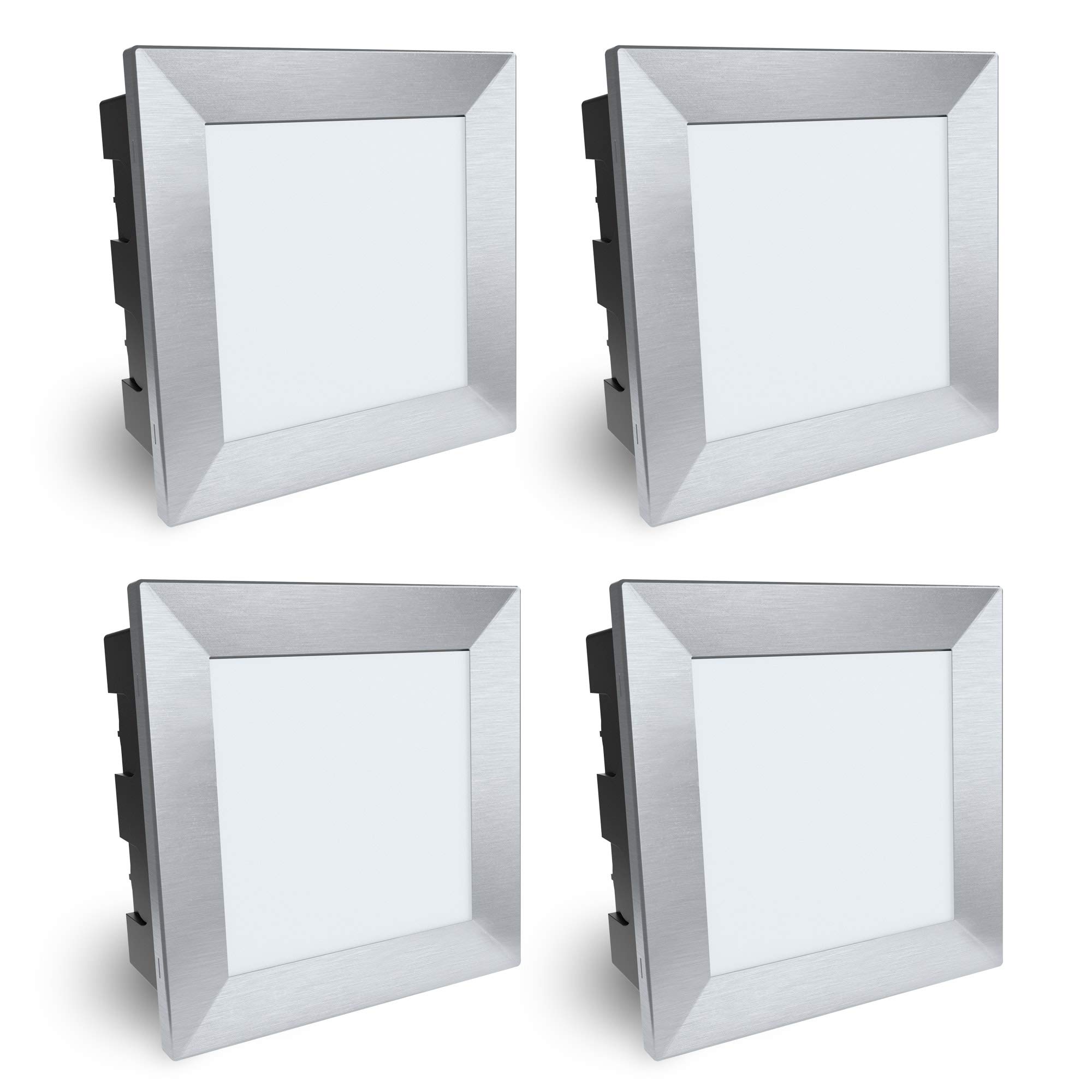 Ssc-luxon Piko-LQ - 4 Lampade LED da Incasso Esterno