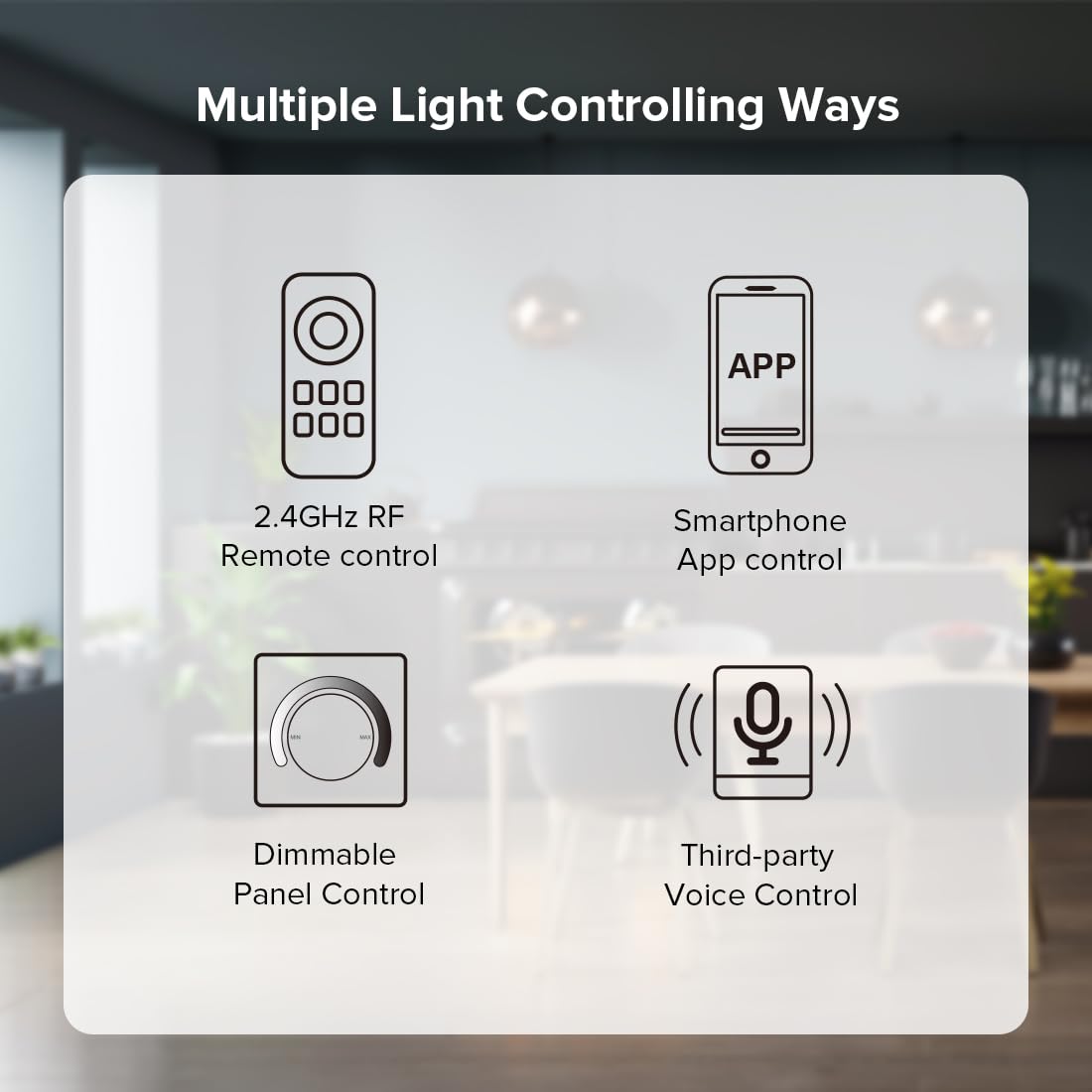 Btf-lighting 2.4Ghz WiFi Triac AC Dimmer Touch Panel - immagine 6