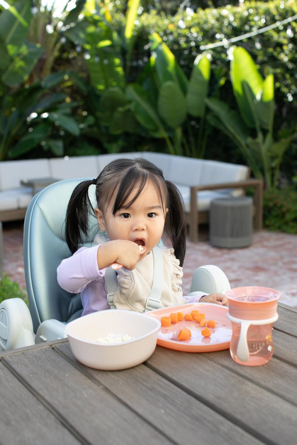 Chicco Set Piatti Bambini Svezzamento 12+ Mesi, Rosa - immagine 2