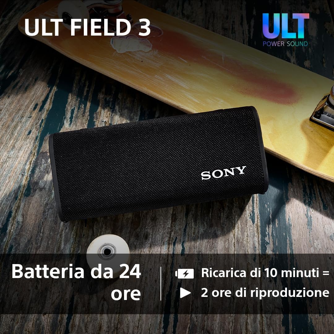 Sony ULT FIELD 3 - Speaker Bluetooth Portatile, Bianco - immagine 6