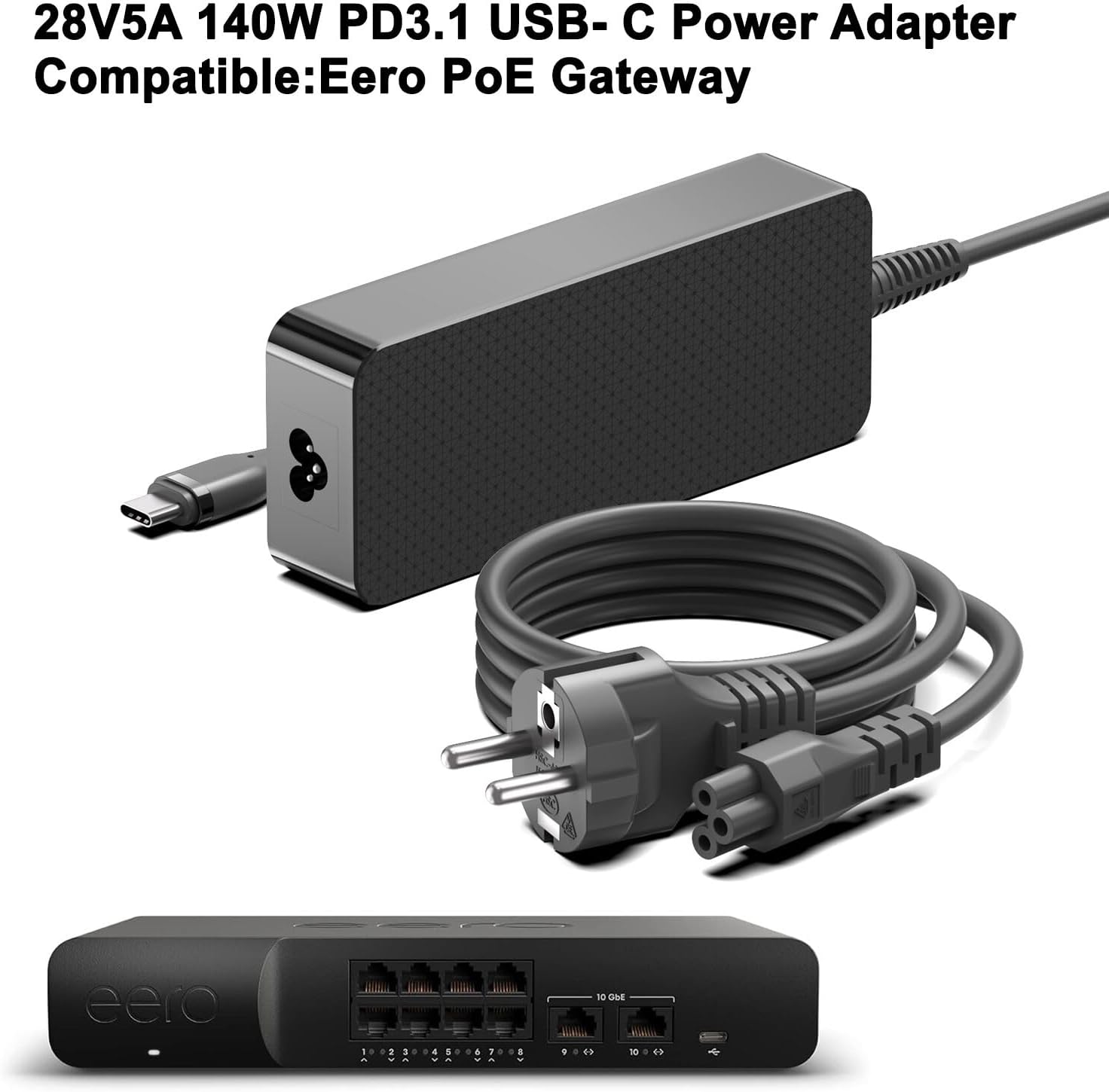 Hky 140W USB C Alimentatore PD3.1 MINI GaN - immagine 2
