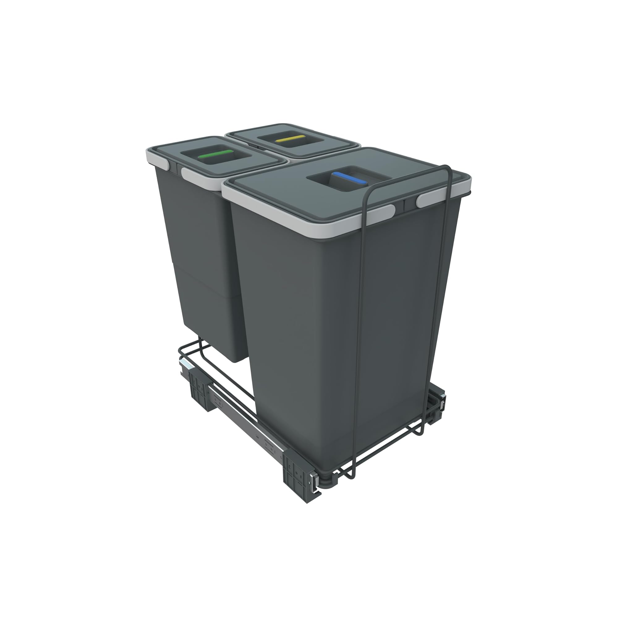 Elletipi PF01 44B1 Pattumiera Differenziata Estraibile per Base