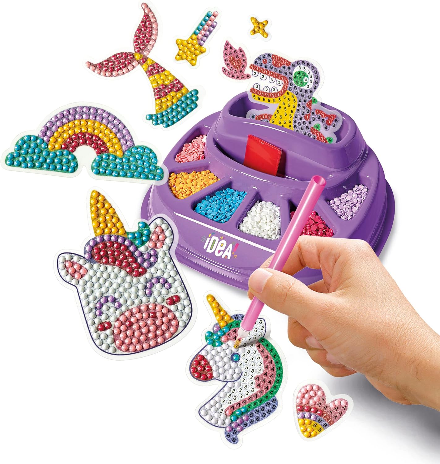 Clementoni Idea - Sparkly Creations Game Icons Diamond Art - immagine 2