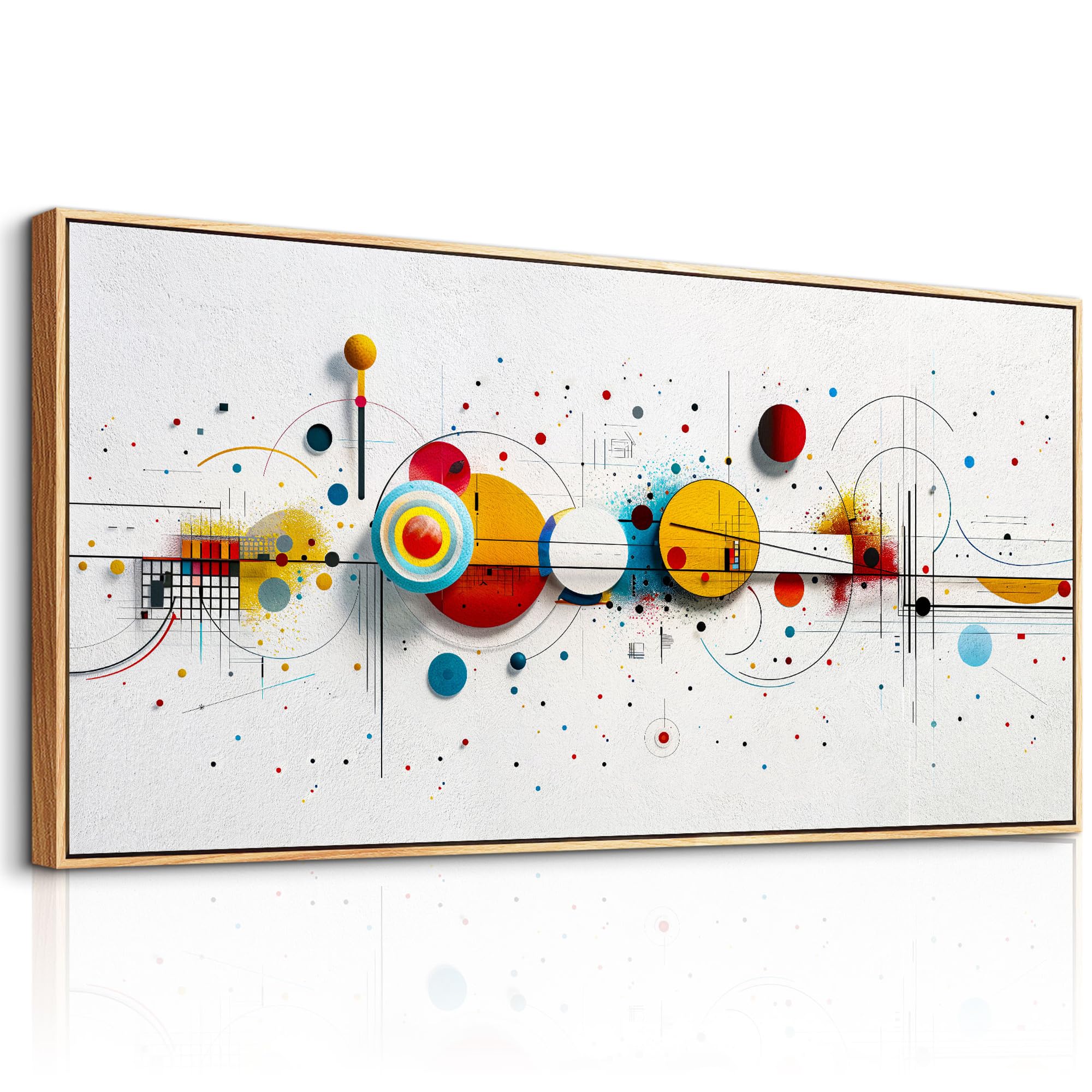 MHARTK66 Quadri Moderni Soggiorno con Cornice 50x100 cm