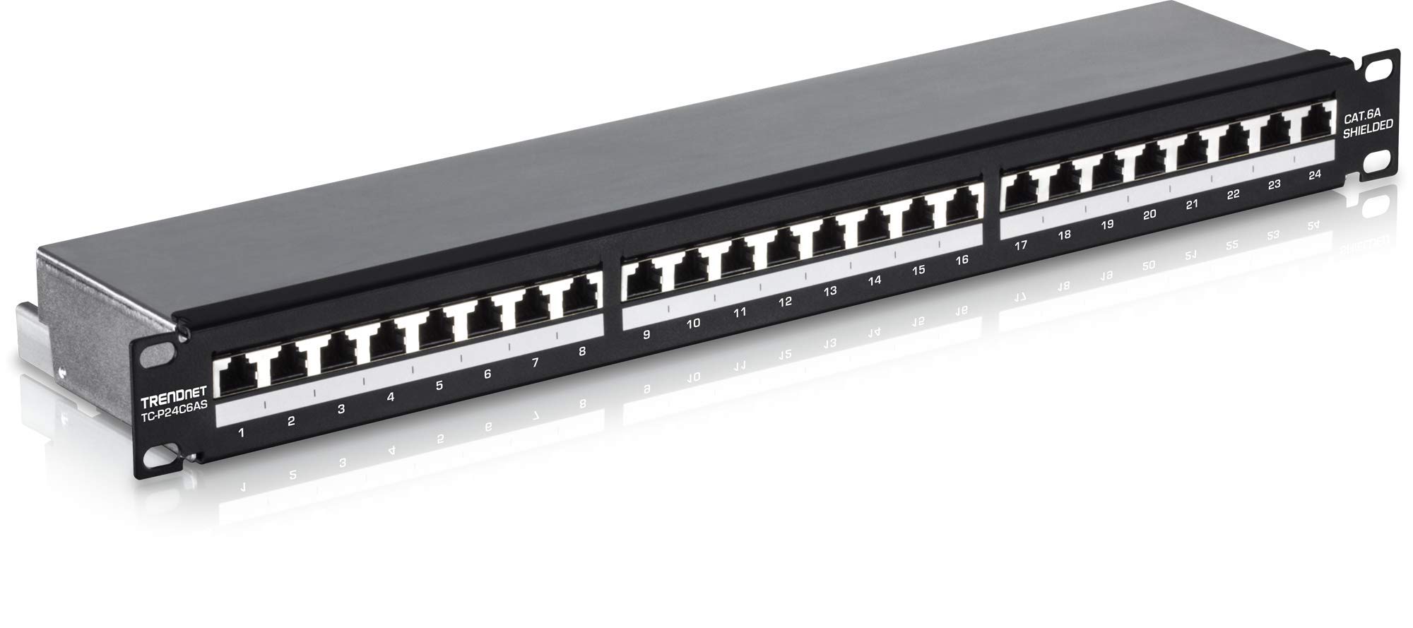 Trendnet porta p24 C6as 24 TC Patch Panel Cat6 a schermato