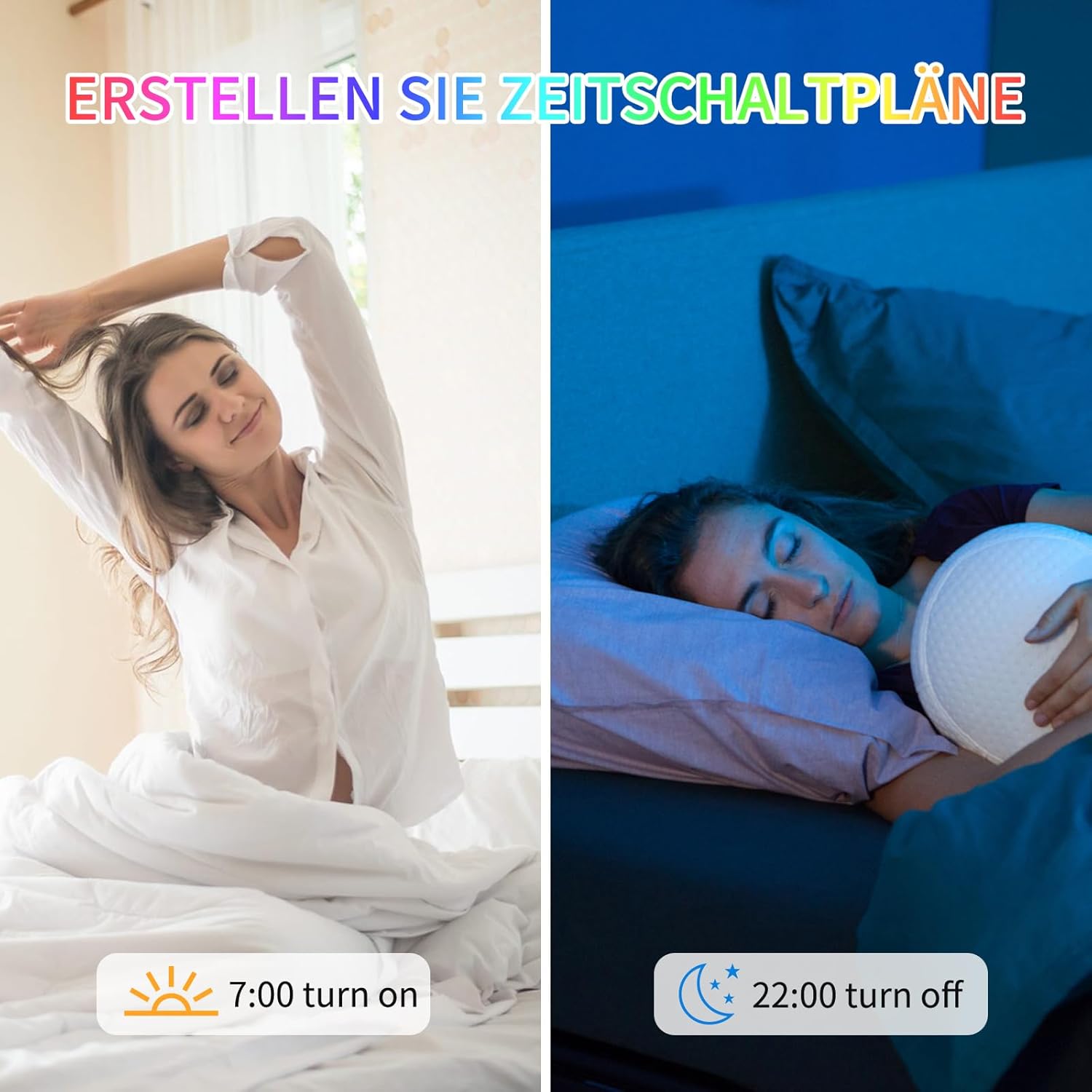 I-shunfa Lampadina LED WI-FI Smart E14 RGB (3 Pezzi) - immagine 8