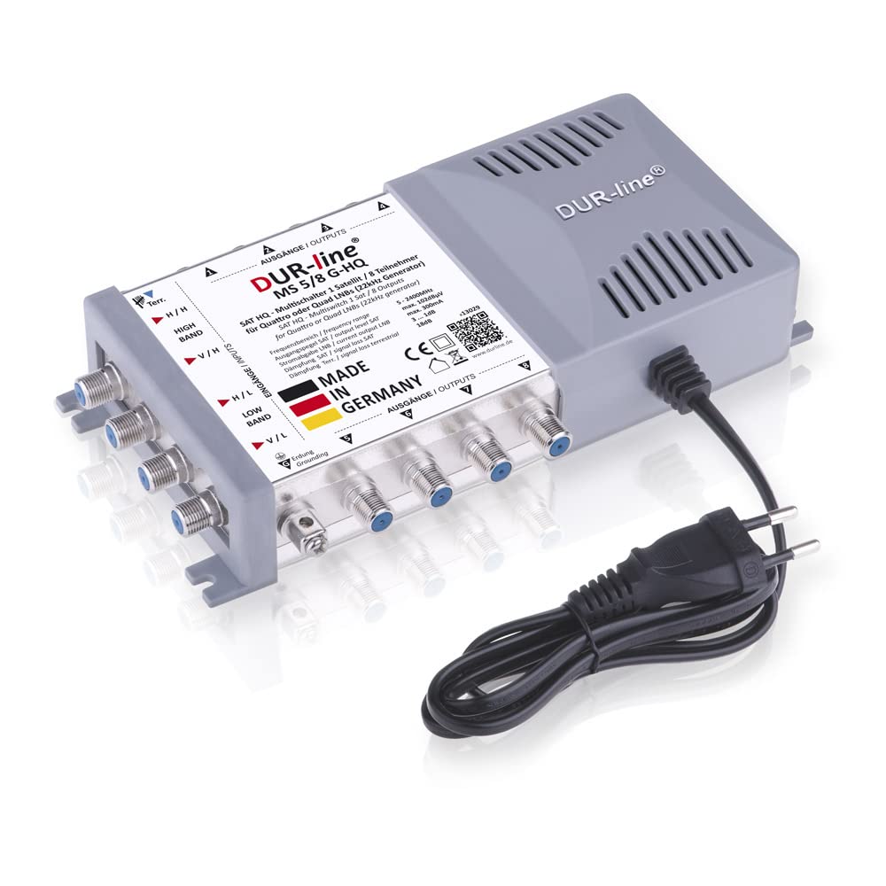 Dur-line Multiswitch MS 5/8 G-HQ - SAT per 8 abbonati