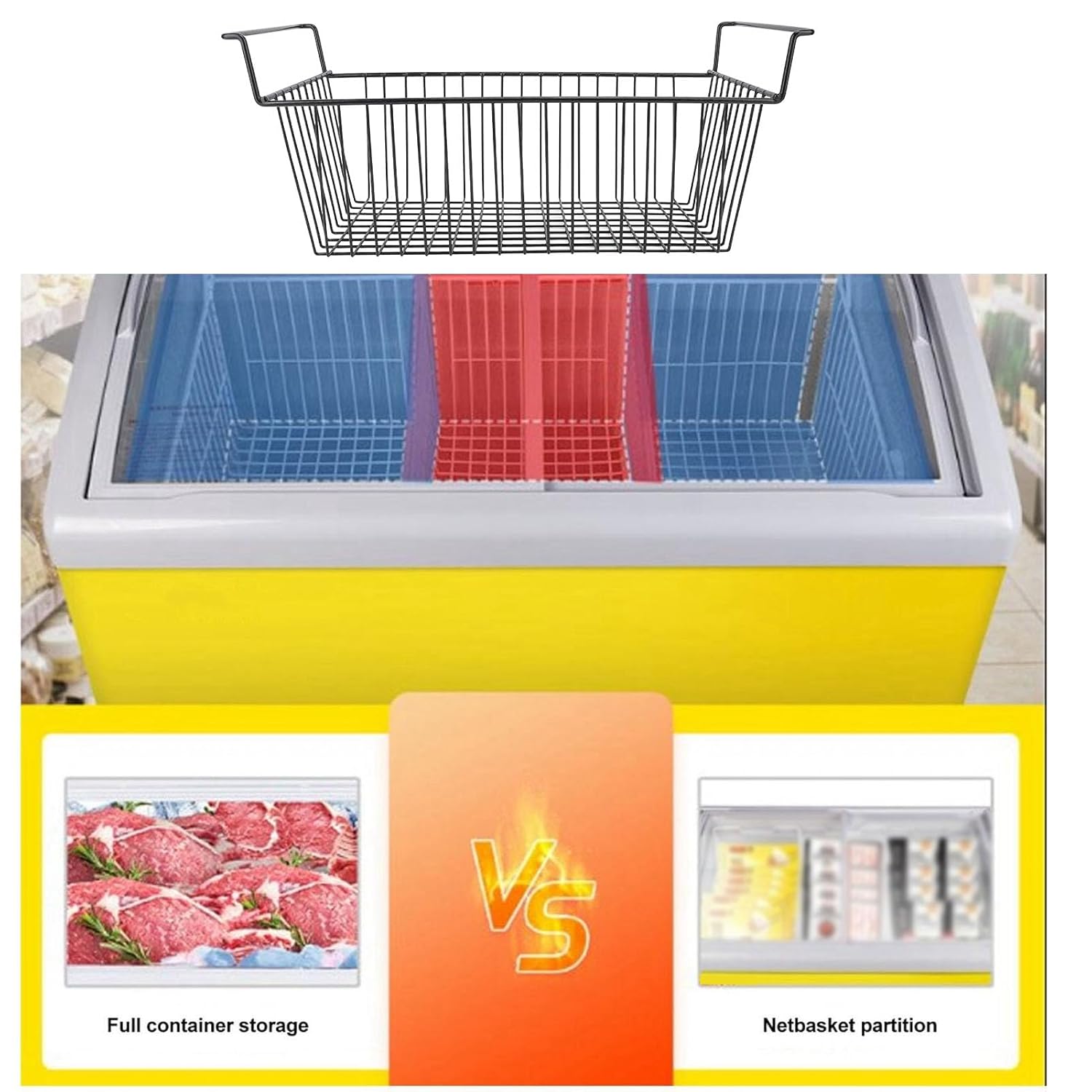 Organizer per Congelatore a Pozzetto 2 Pezzi - immagine 2