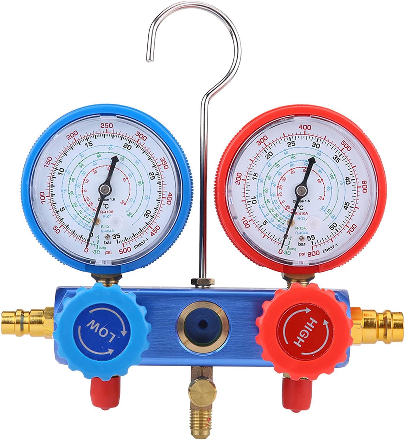 Manifold Set Misuratori Refrigerante R134A 1.5m - immagine 3