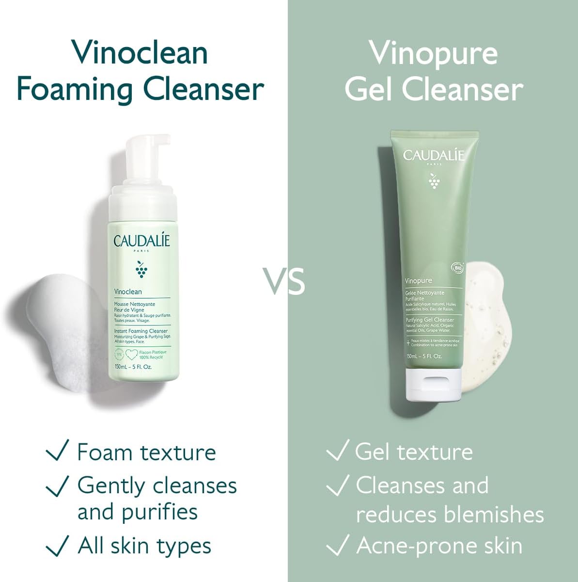 Caudalie - Caudalie Vinopure Gel Detergente Viso 150ml - 982464796 - immagine 6