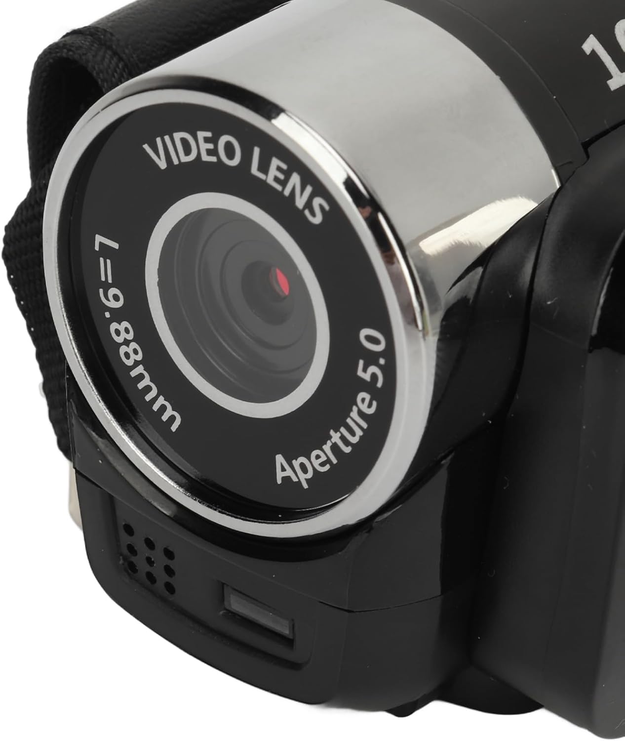 Videocamera Portatile 1080P 16MP 16X Zoom HD, Black - immagine 8