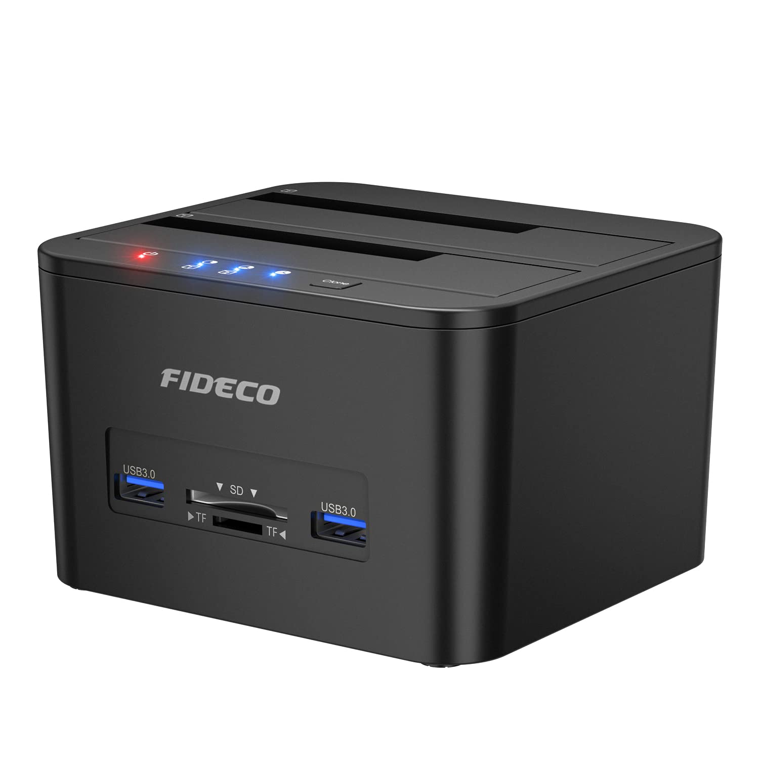 Fideco Docking Station USB 3.0 per 2 Hard Disk SATA | Velz