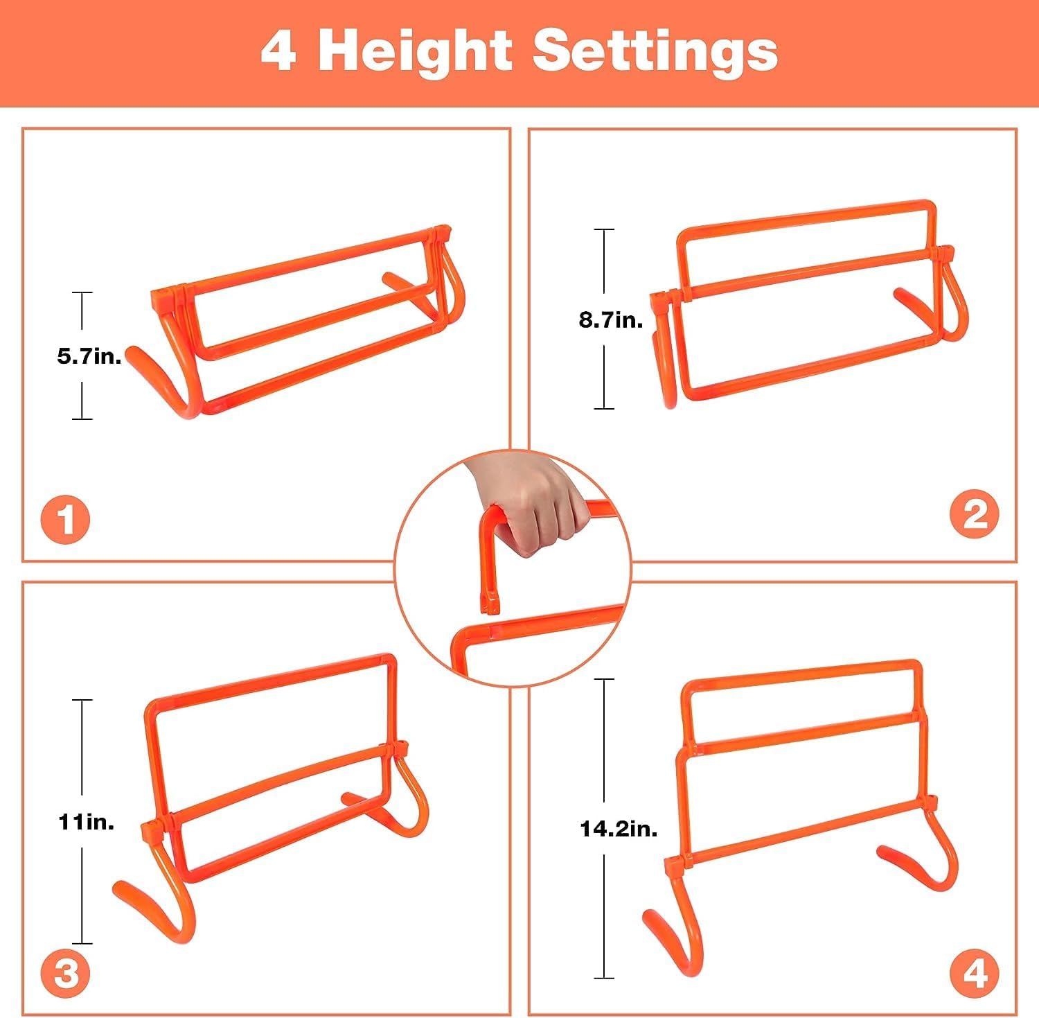 REDCAMP Ostacoli Agility (6 pezzi) con Borsa - immagine 5