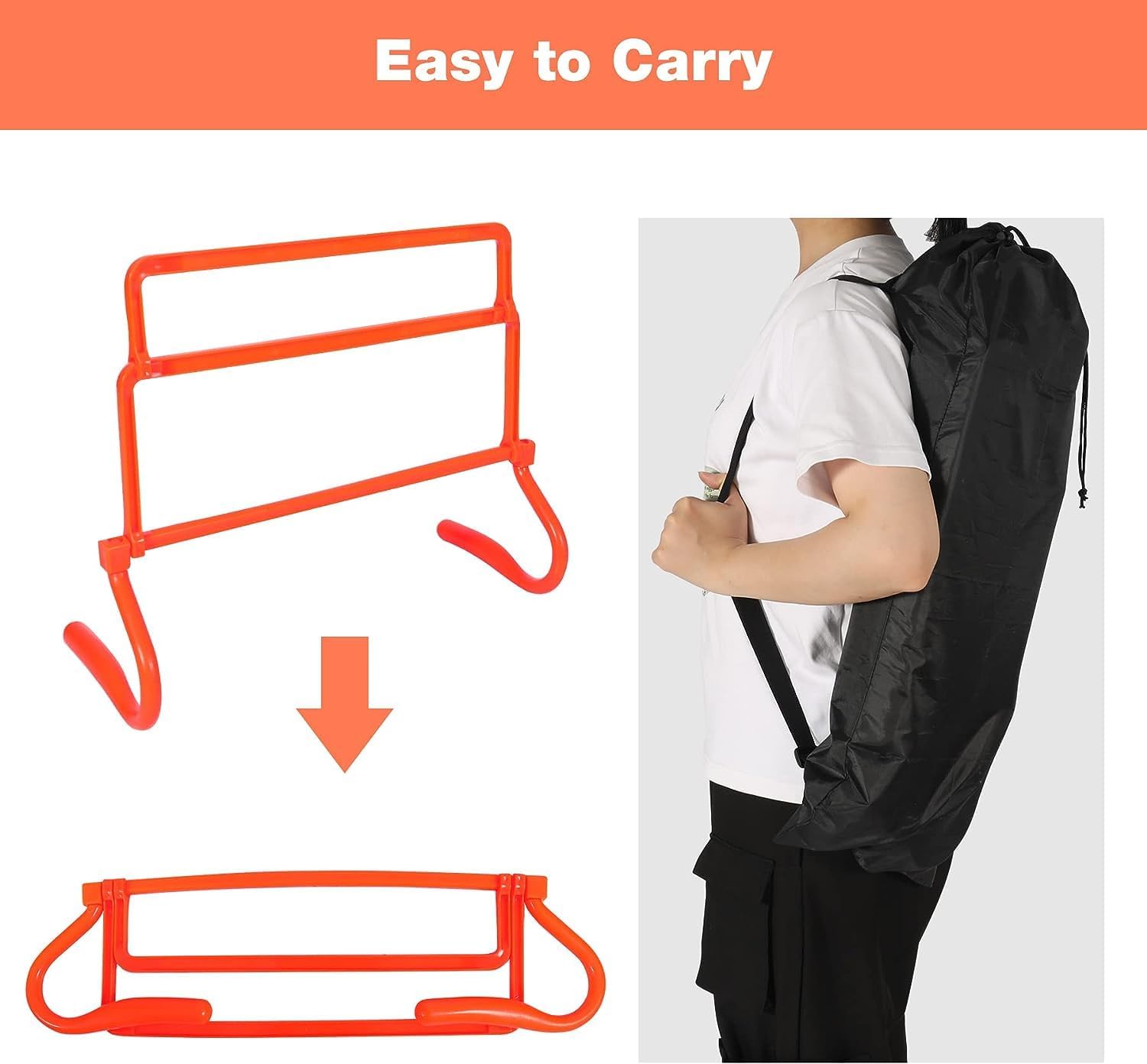 REDCAMP Ostacoli Agility (6 pezzi) con Borsa - immagine 6