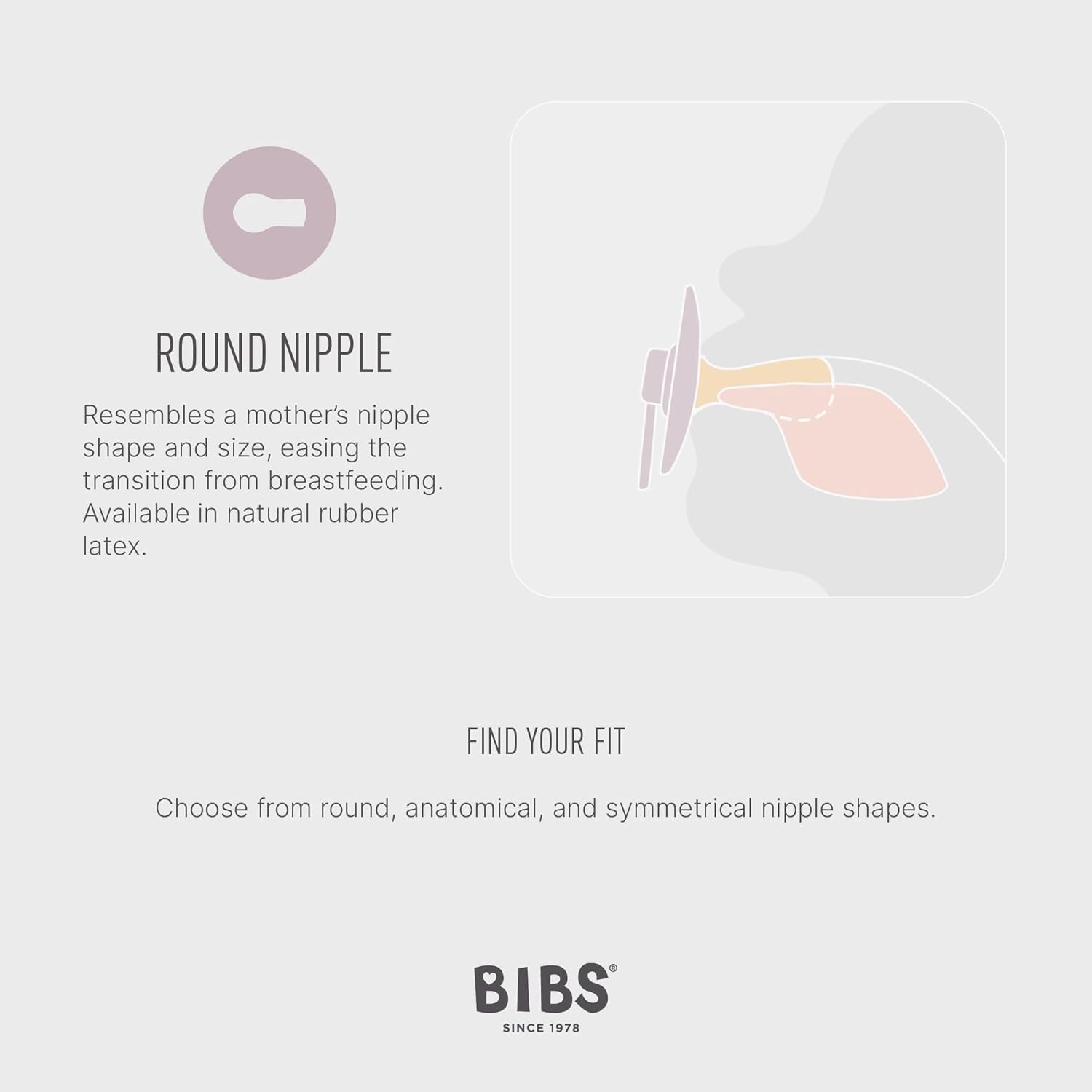 Bibs Colour - Set 4 Ciucci in Lattice 0-6 mesi, Iron Mix - immagine 3