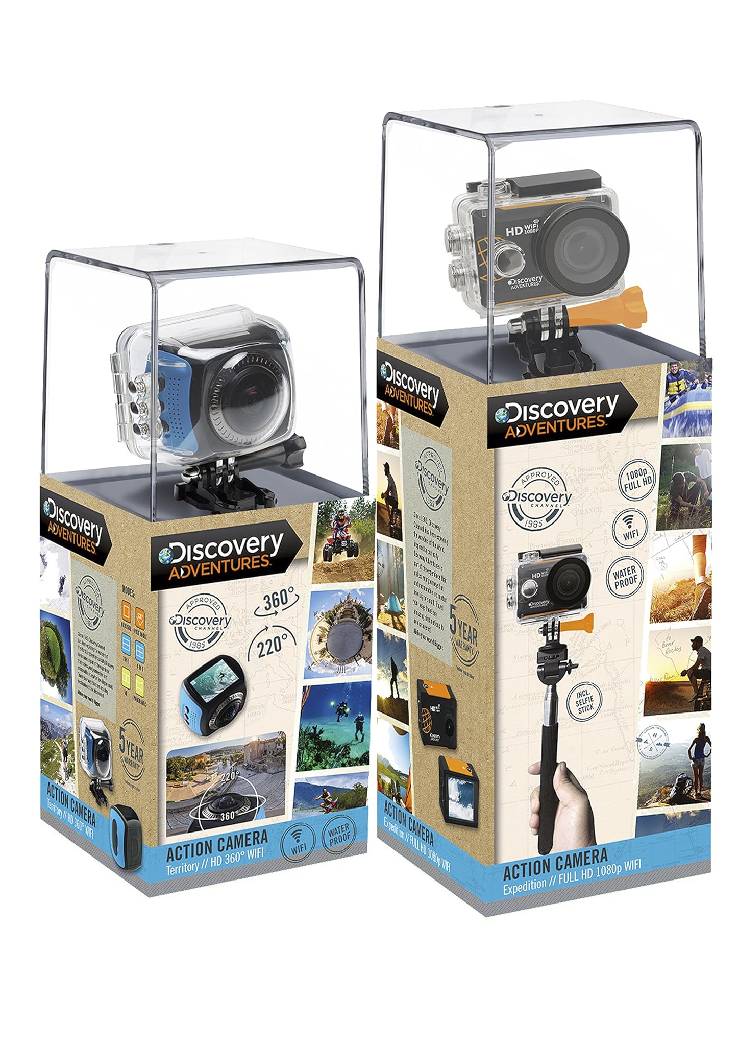 Discovery Adventures - Pack Sport 360° + Fotocamera Full HD