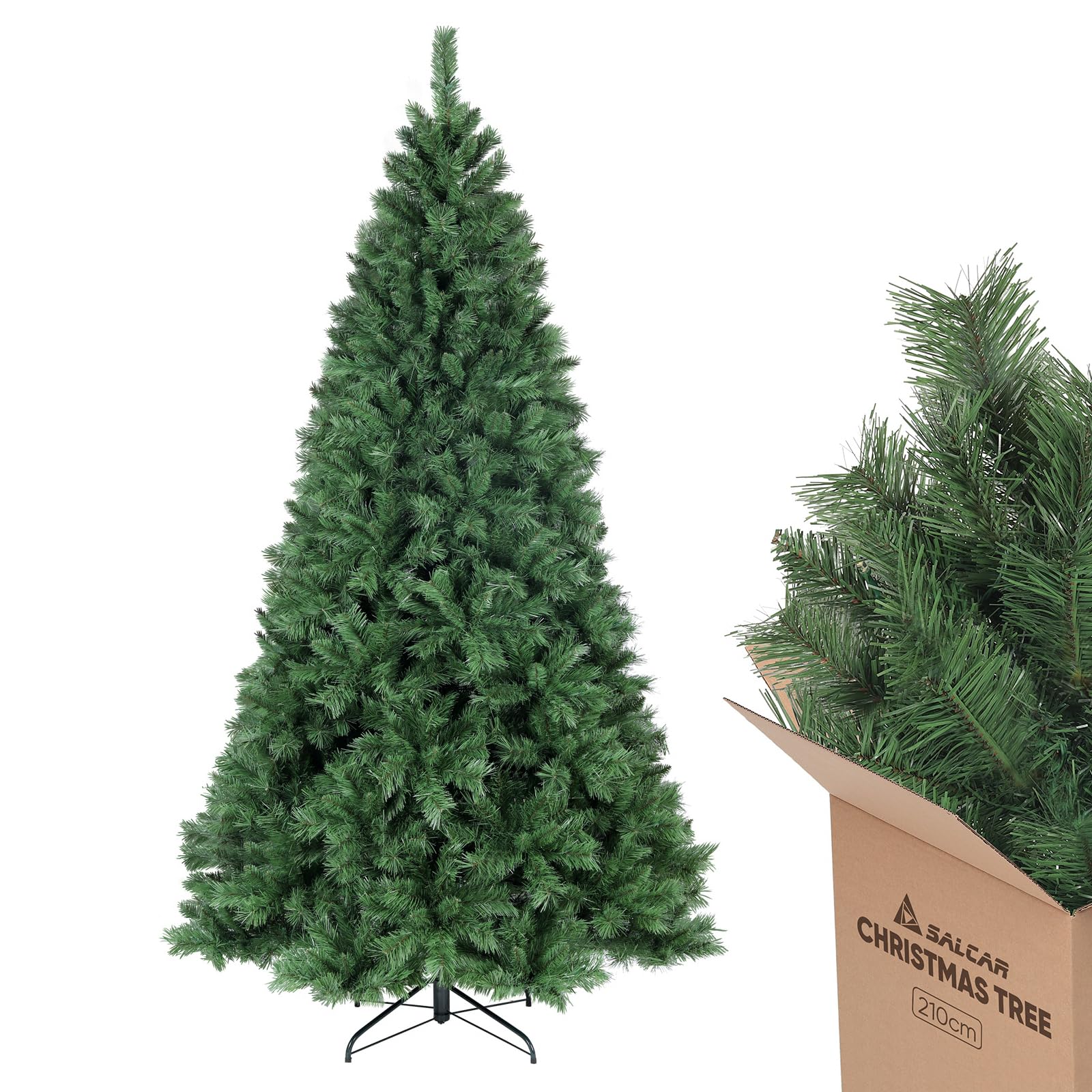 Salcar Albero di Natale Artificiale 210 cm