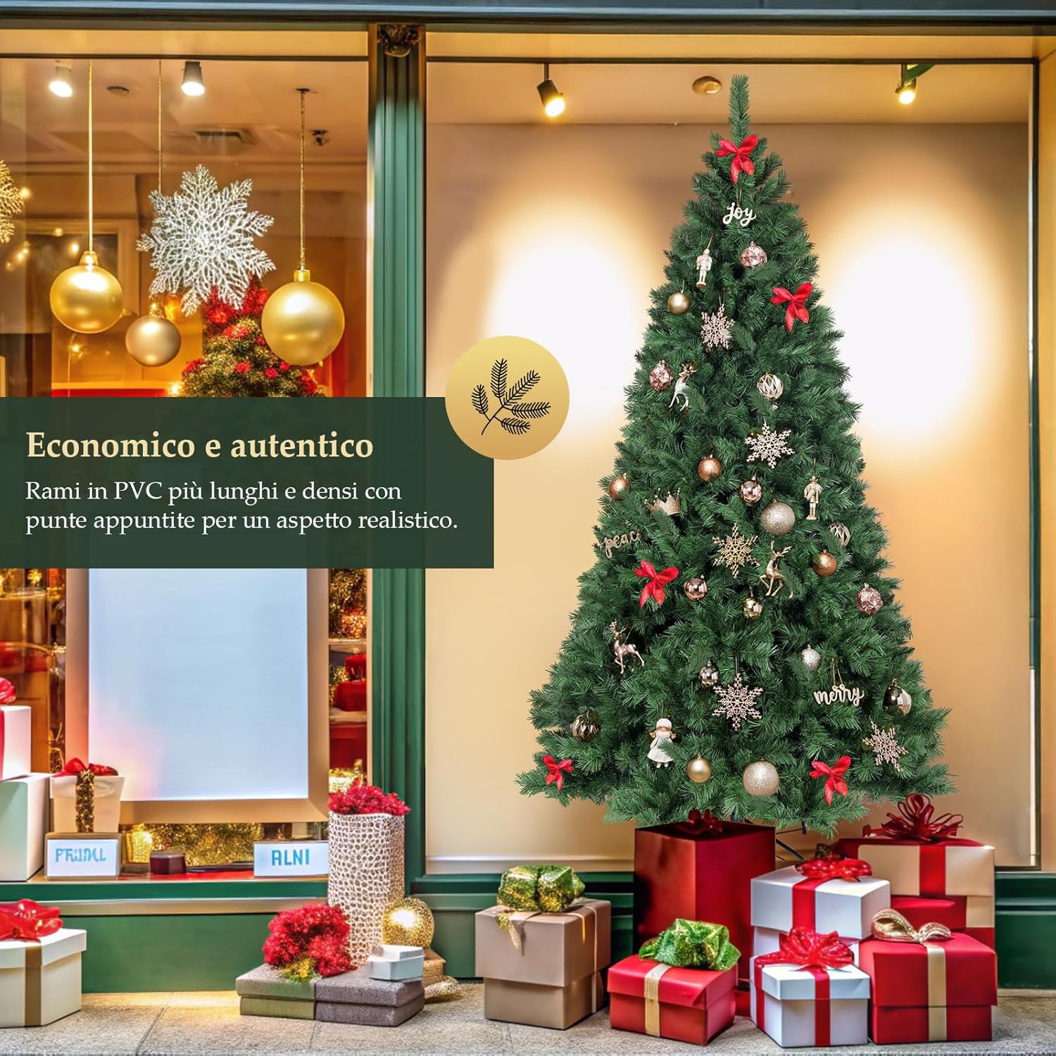 Salcar Albero di Natale Artificiale 210 cm - immagine 3