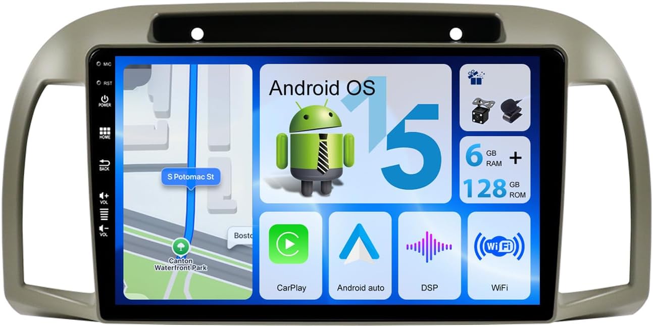 Autoradio Android 15 per Nissan March Micra K12 (2002-2010) - immagine 1