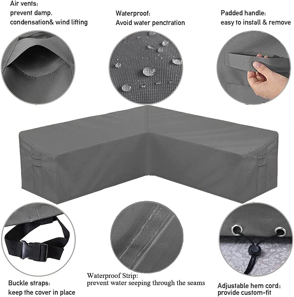 Skyour Copridivano Componibile Esterno Grigio - immagine 3
