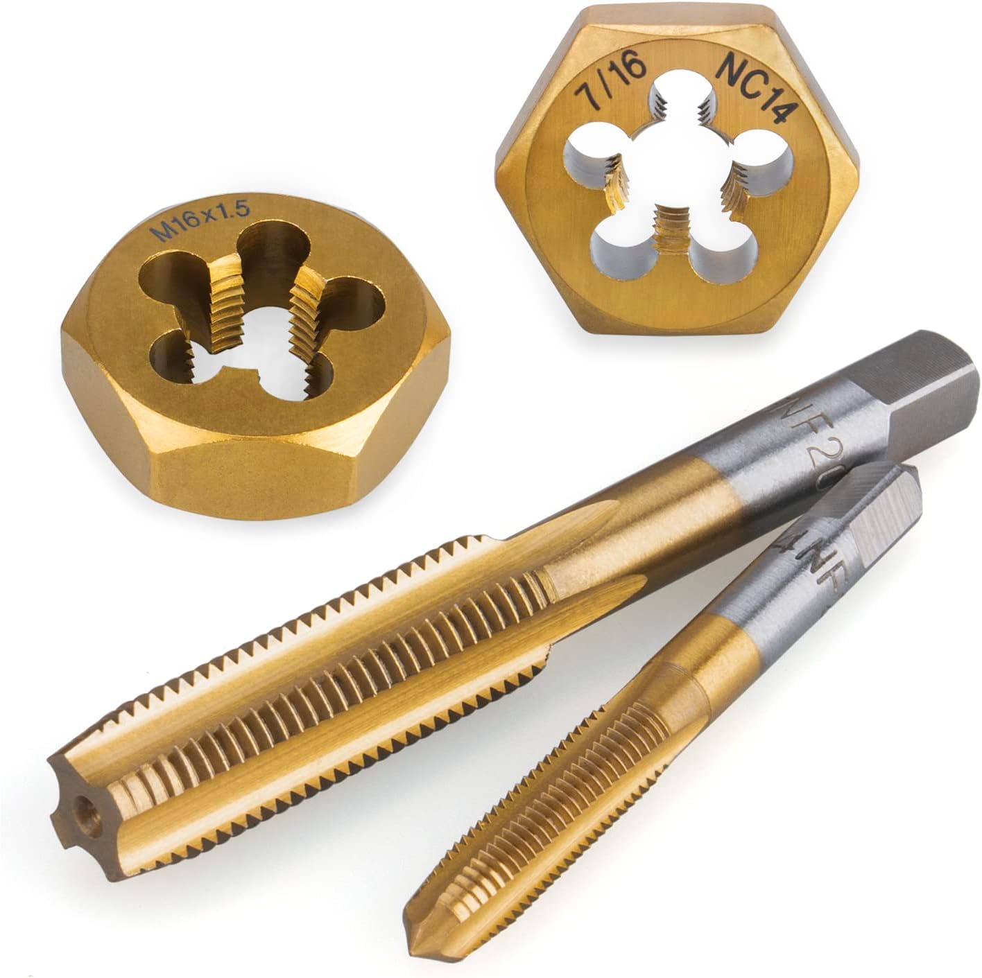 86-Piece Master Tap and Hex Die Set - Titanium Coating - immagine 3