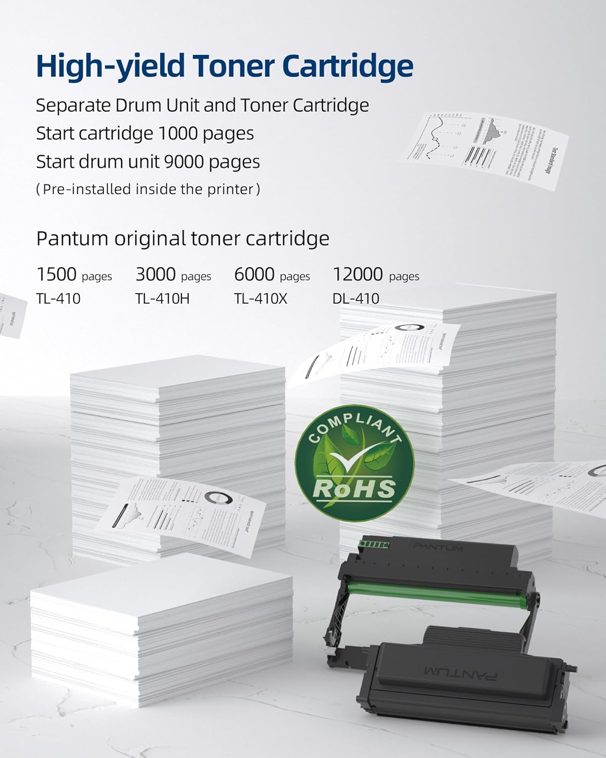 Pantum P3018DW Stampante Laser Wifi A4, Bianco - immagine 6