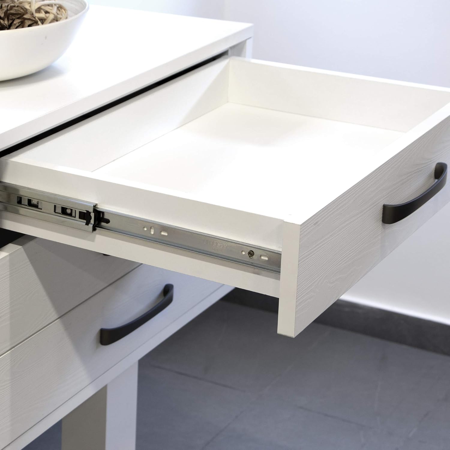 Emuca 3059105 Guide per Cassetti 45mm x 650mm (5 coppie) - immagine 2