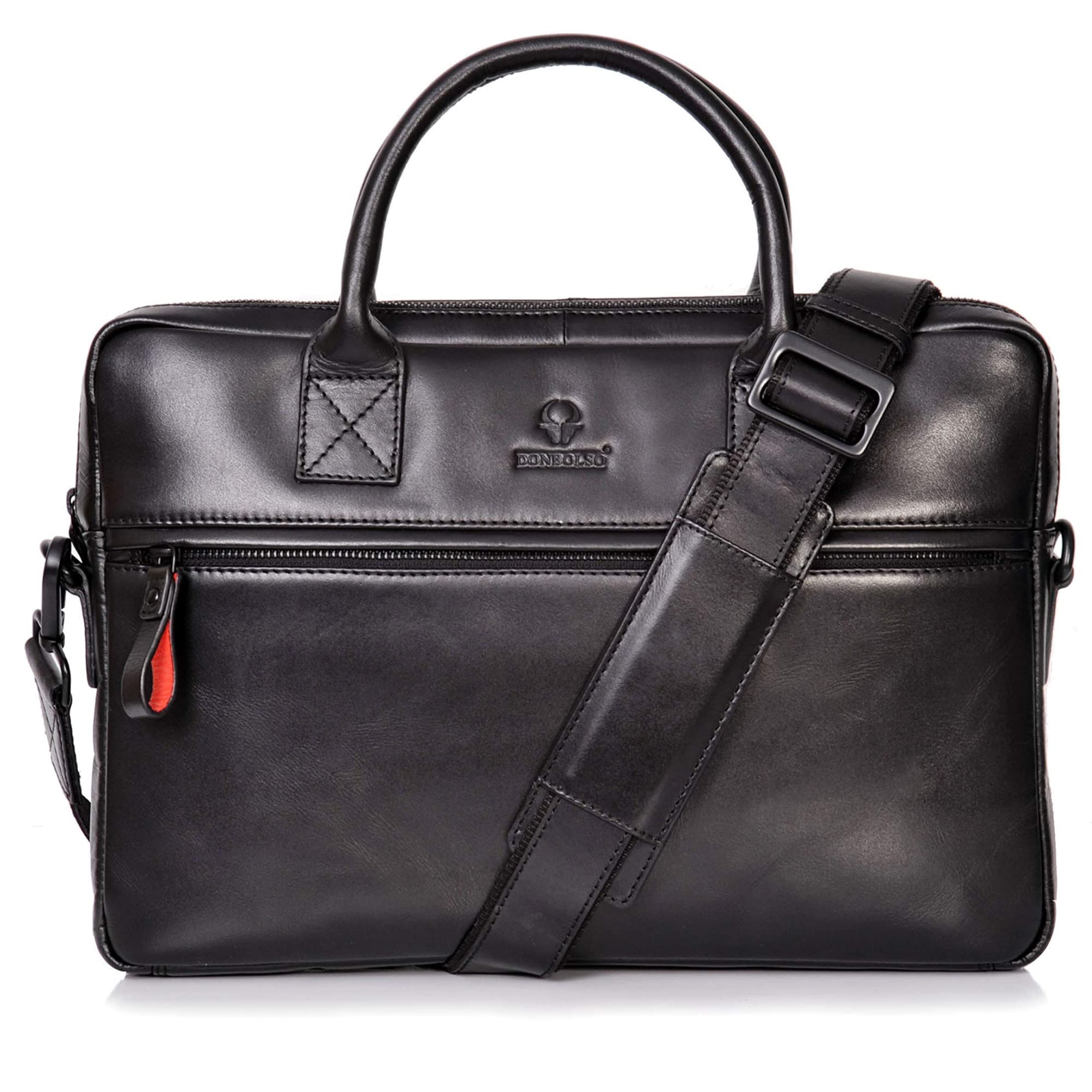 DONBOLSO Marseille Leather Laptop Bag
