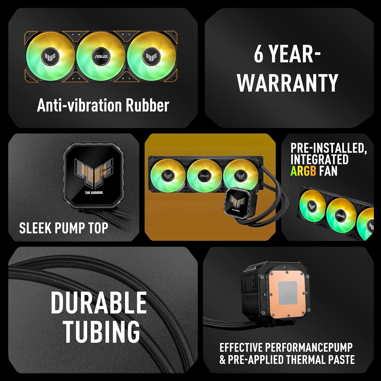 Asus TUF Gaming LC III 360 ARGB - Raffreddamento a Liquido - immagine 6