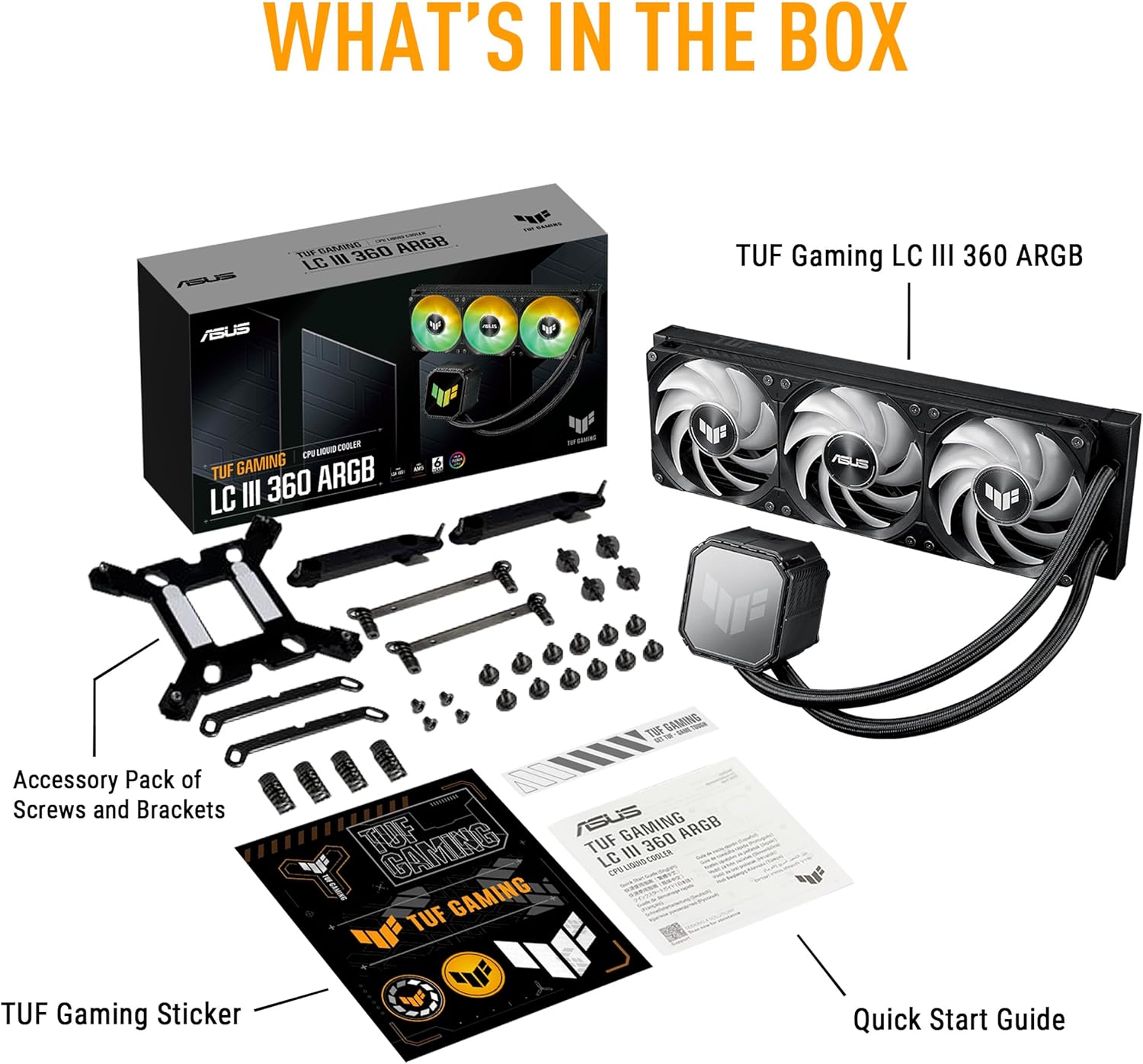 Asus TUF Gaming LC III 360 ARGB - Raffreddamento a Liquido - immagine 7