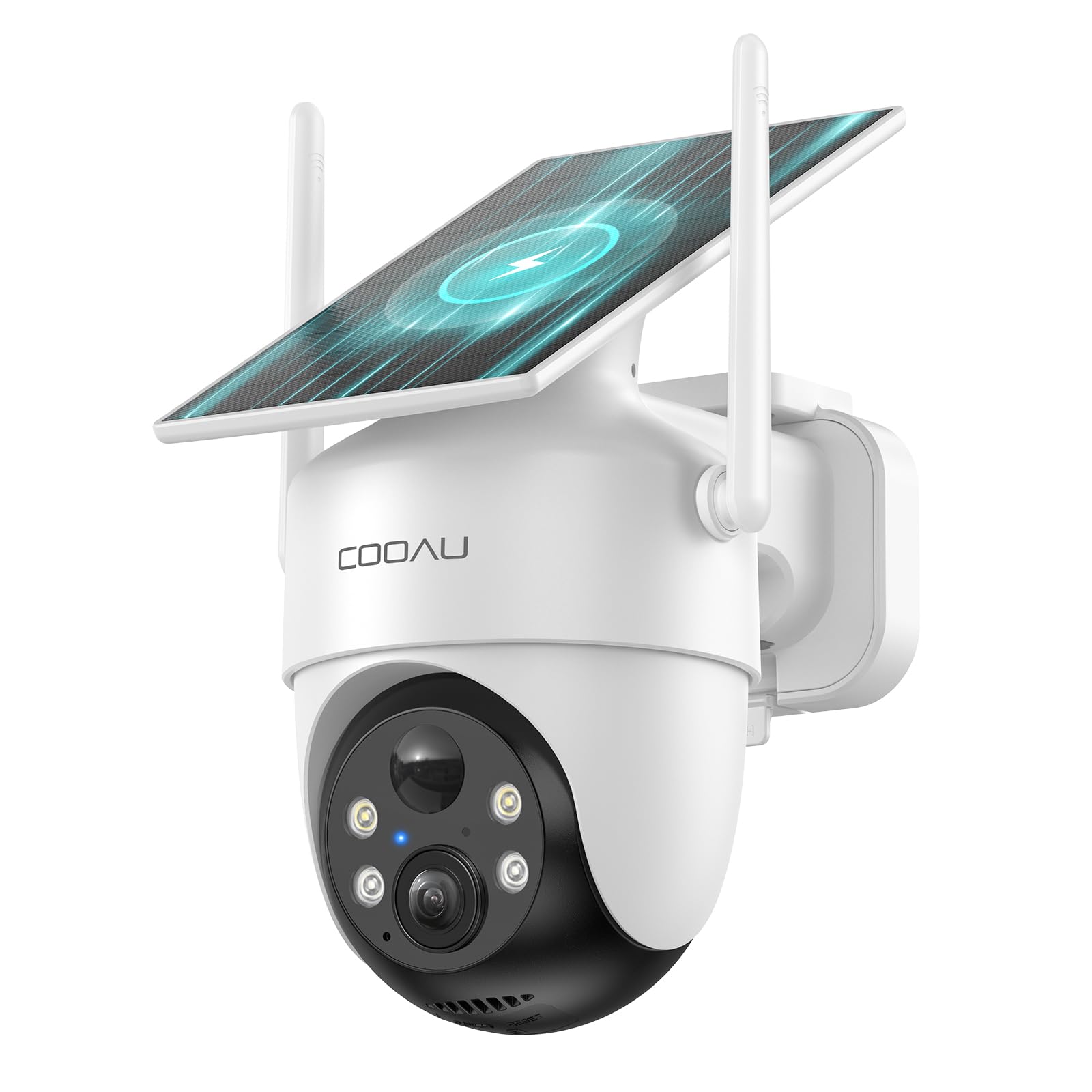 Cooau Telecamera Wi-Fi Esterno 2K con Batteria, 360° PTZ