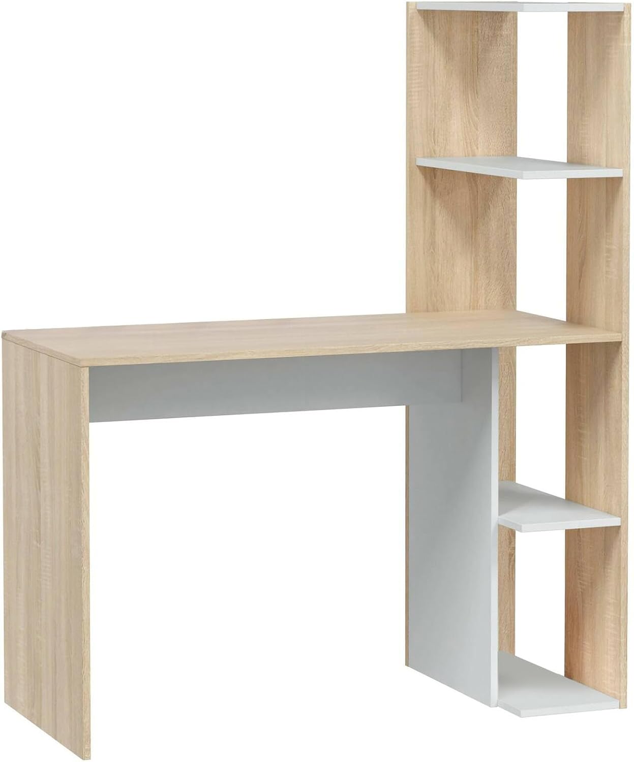 Dmora Scrivania Pittston con Libreria 110x52h136 cm - immagine 3