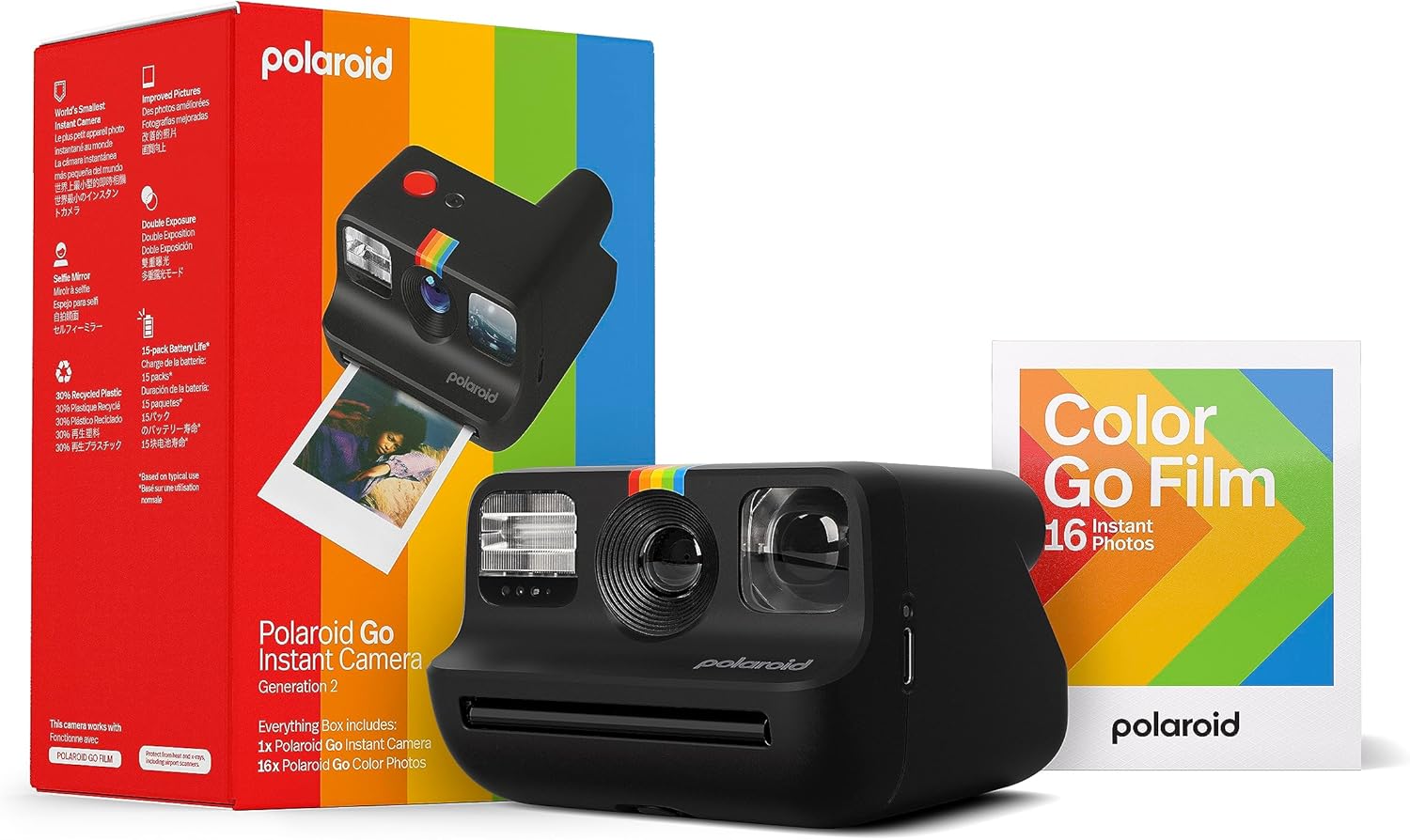 Everything Box Polaroid Go Generation 2 Black - immagine 1