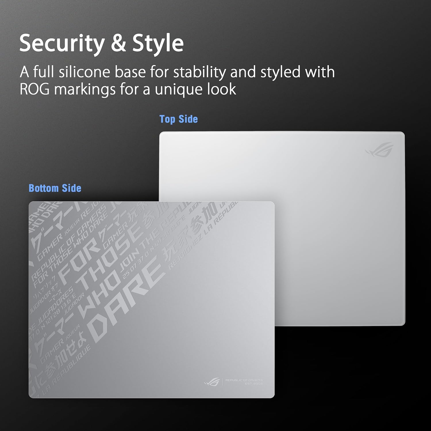 Asus ROG Moonstone Ace L - Mouse Pad Gaming in Vetro - immagine 6