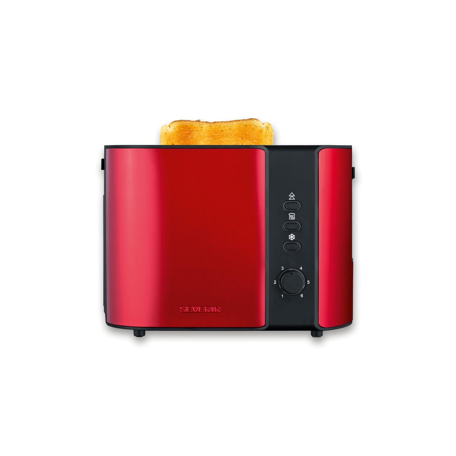 Severin Tostapane Automatico 800W, Rosso Metallizzato